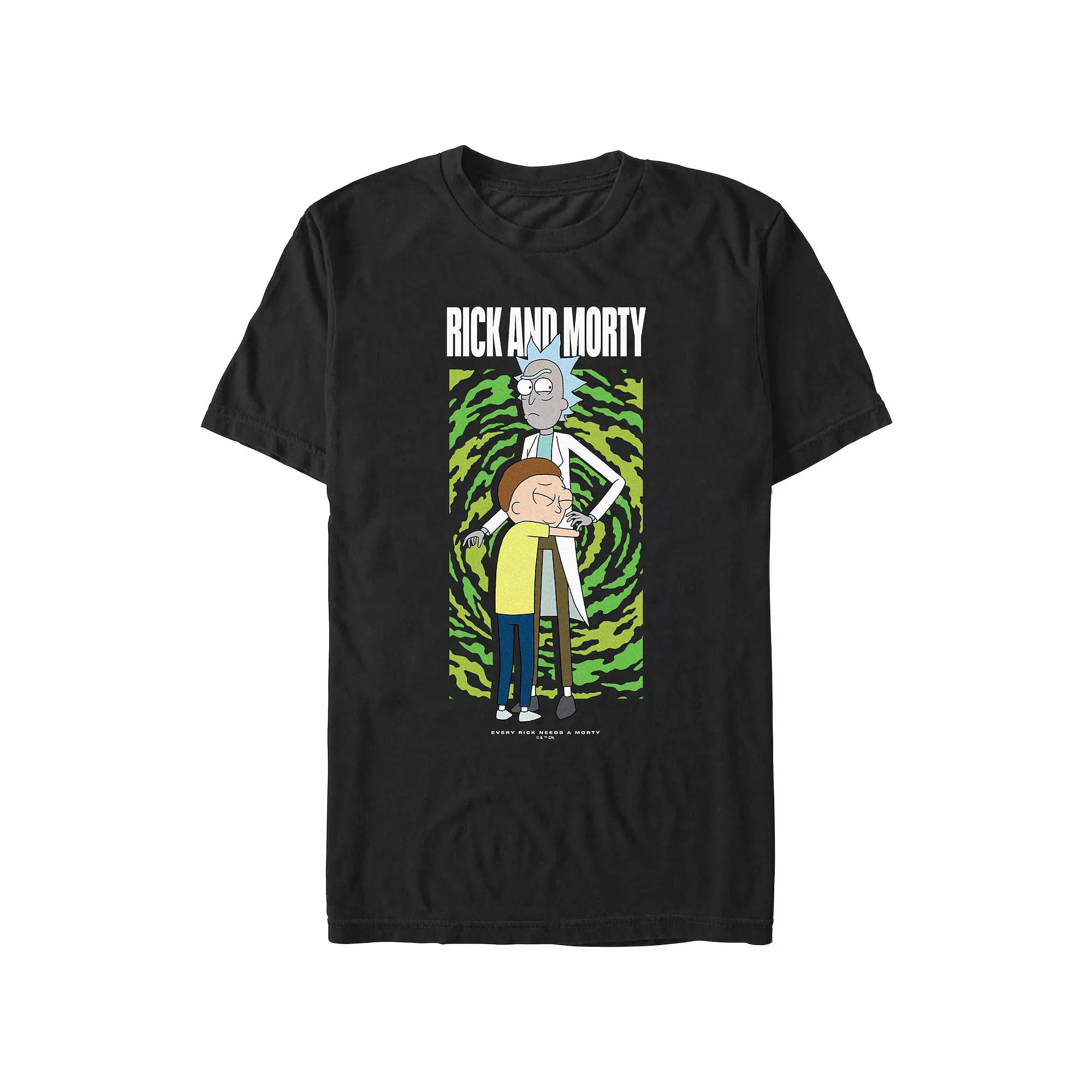 Men's Rick And Morty Interdimensional Hug Graphic Tee,  Product Image