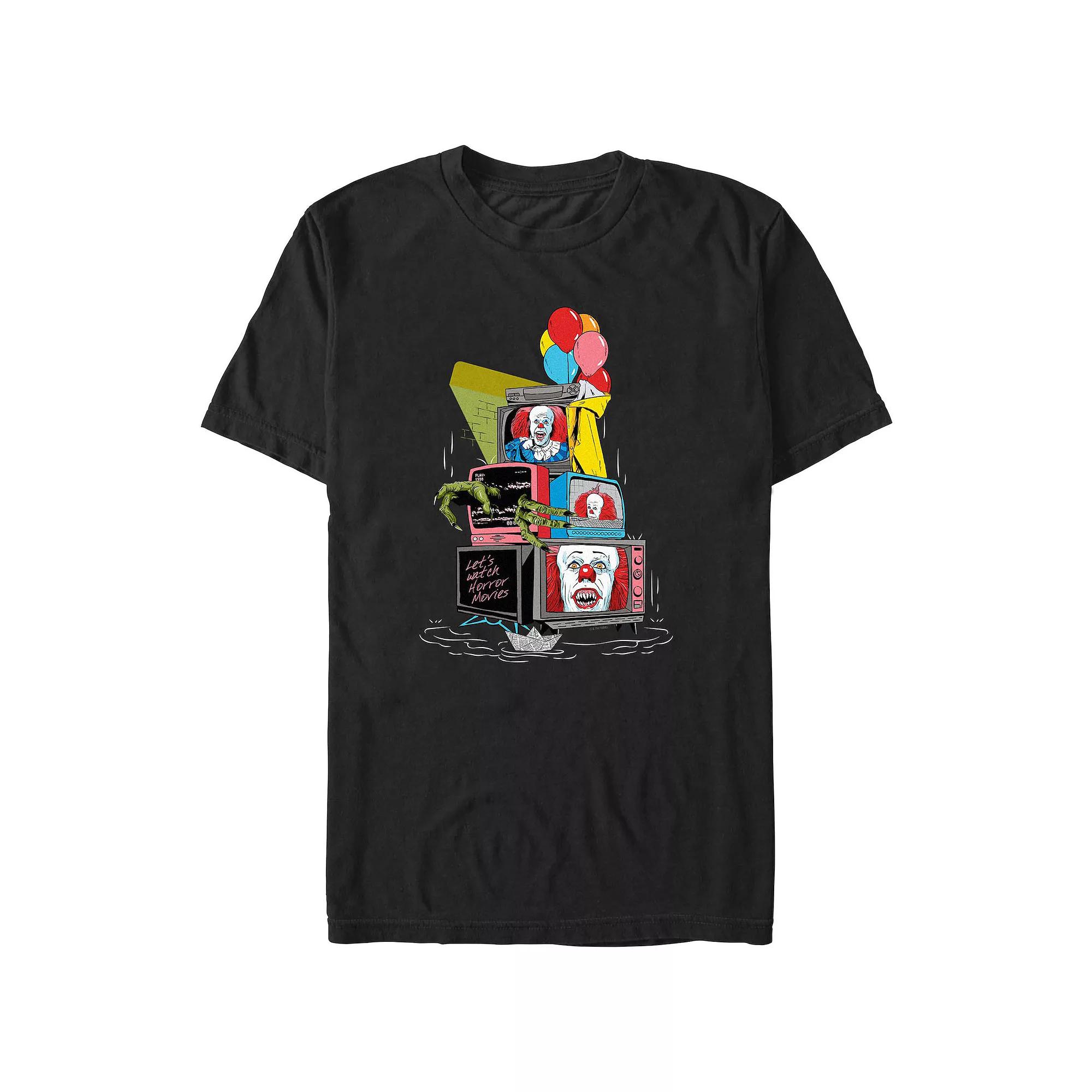 Big & Tall IT Pennywise On TV Graphic Tee, Men's,  Product Image