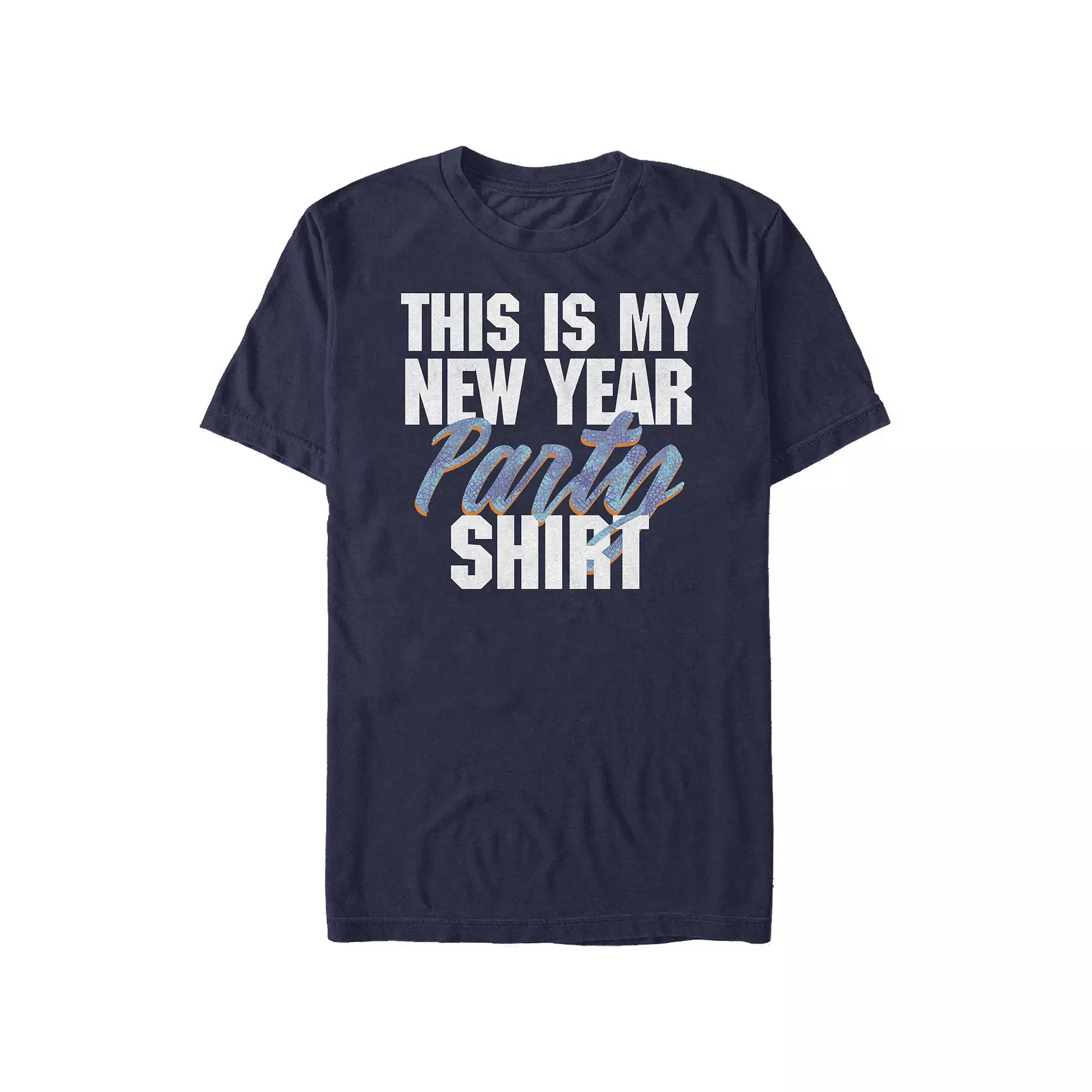 Men's This Is My New Year Party Shirt Graphic Tee,  Product Image