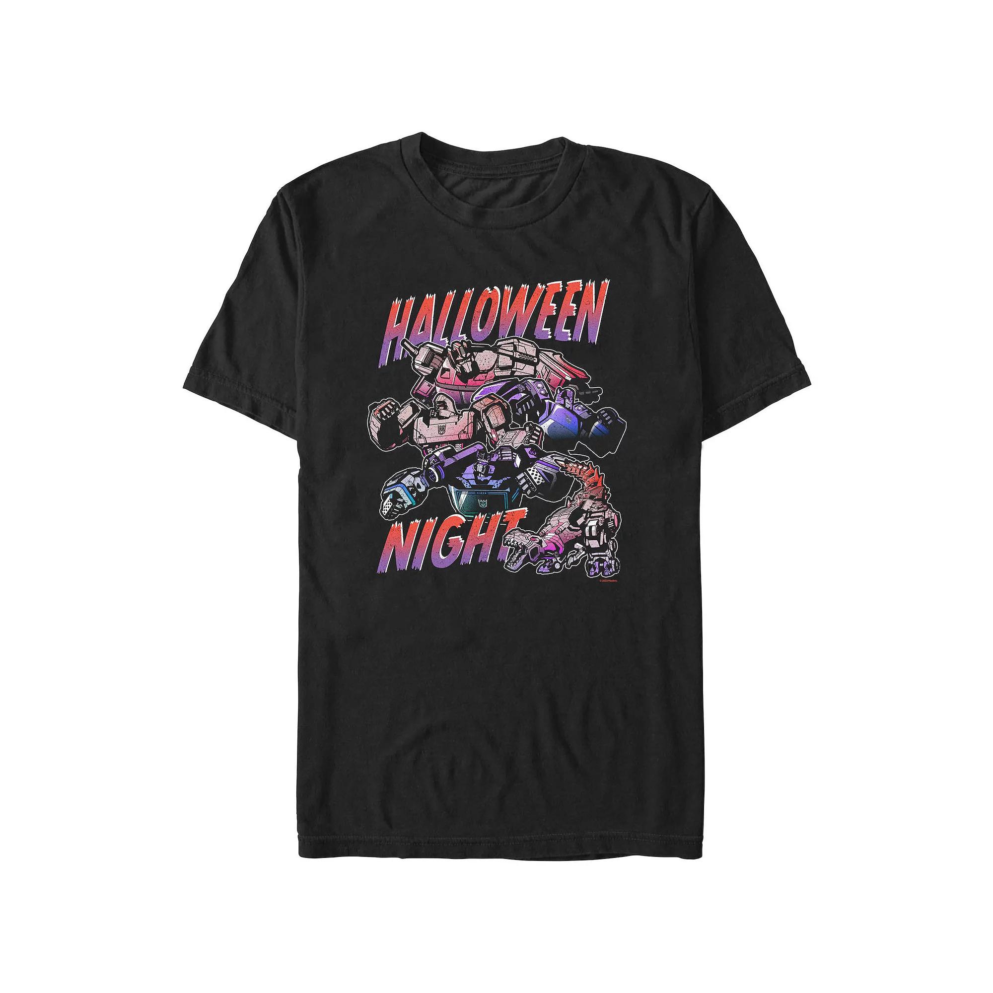 Men's Transformers Evergreen Halloween Night Graphic Tee, Size: XXL, Black Product Image