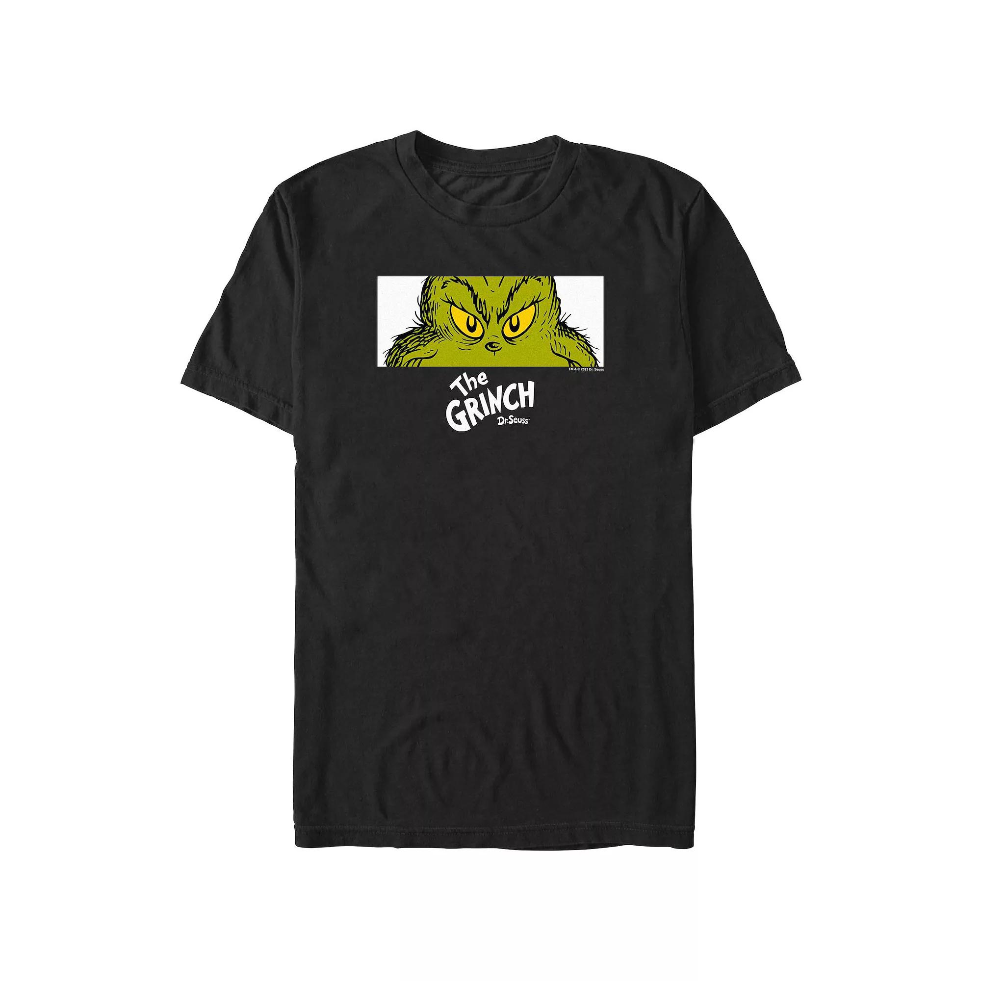 Big & Tall Dr. Seuss Grinch Naughty Eyes Graphic Tee, Men's,  Product Image