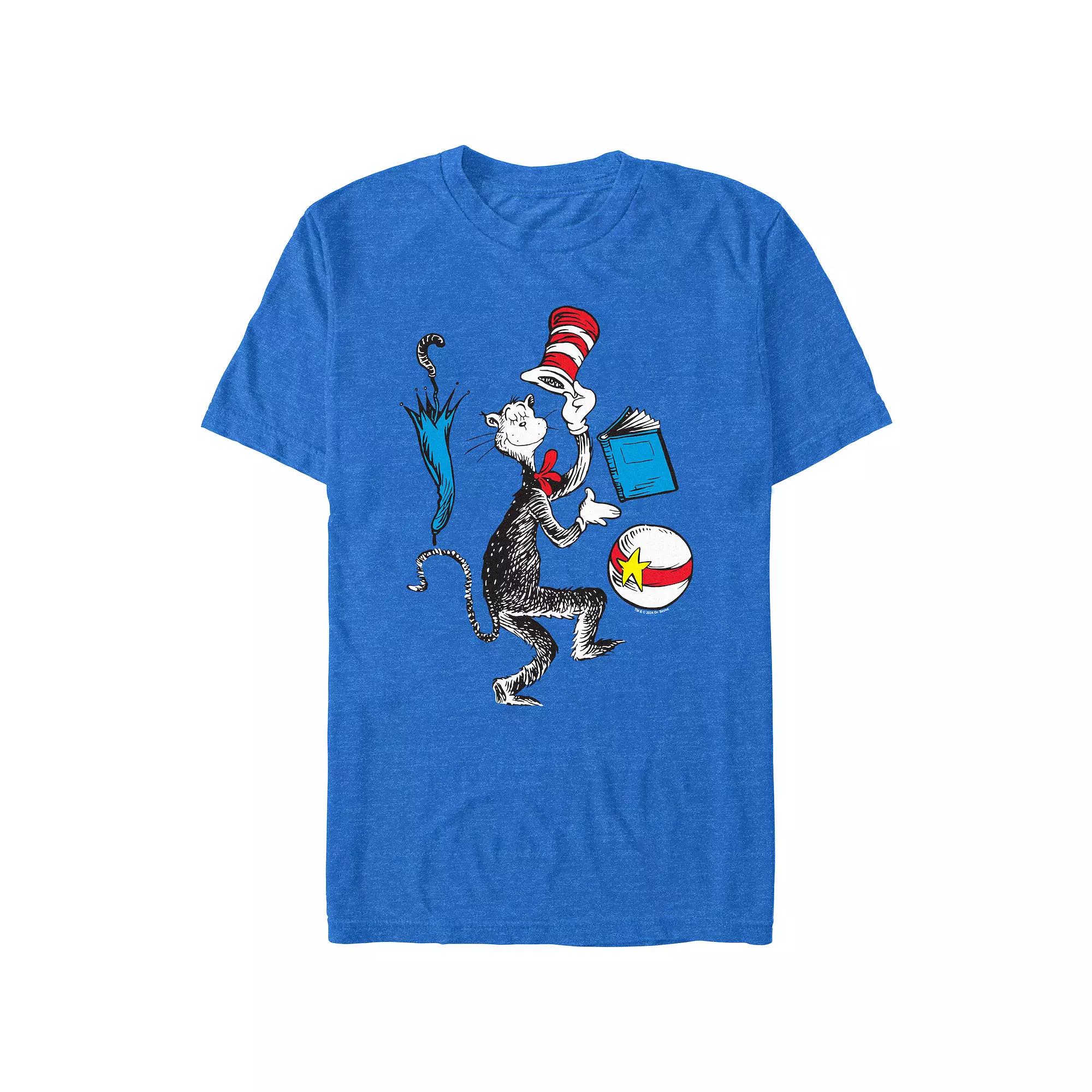 Men's Dr. Seuss Cat Party Graphic Tee,  Product Image