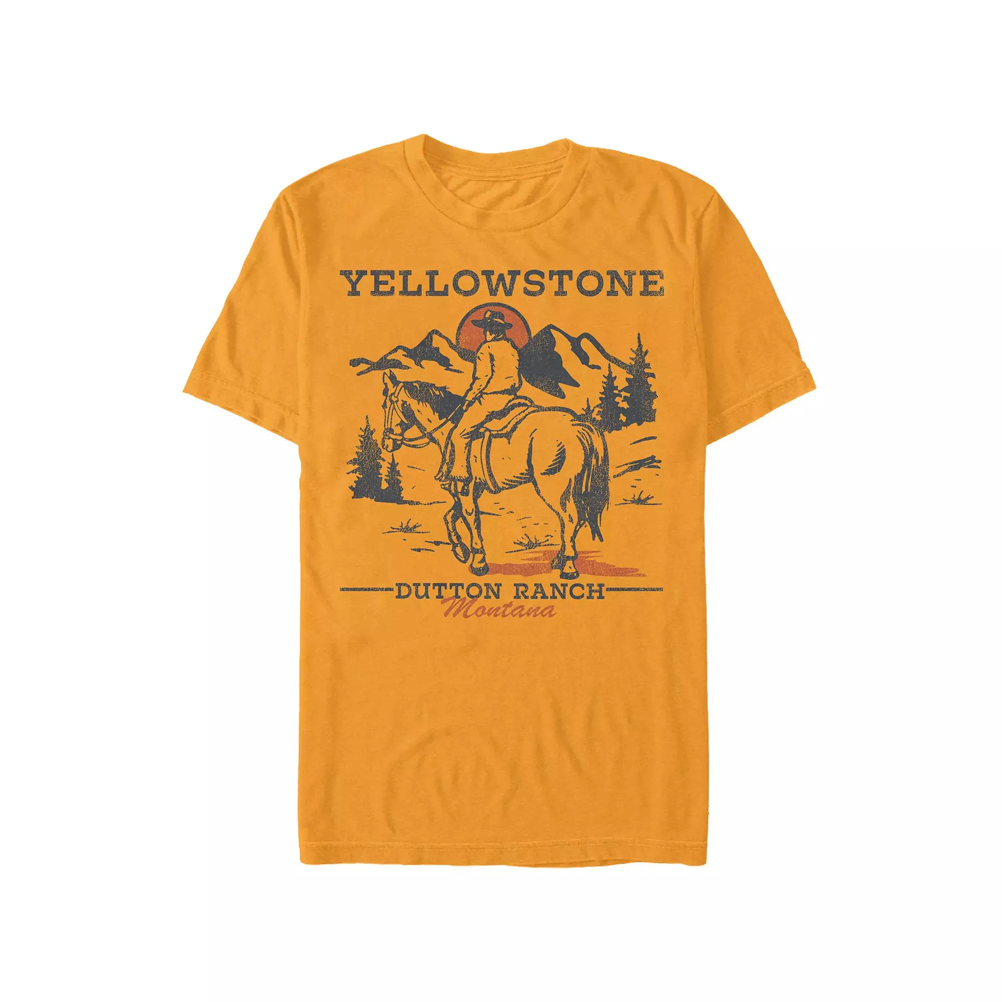 Men's Yellowstone Horse Ride Graphic Tee,  Product Image