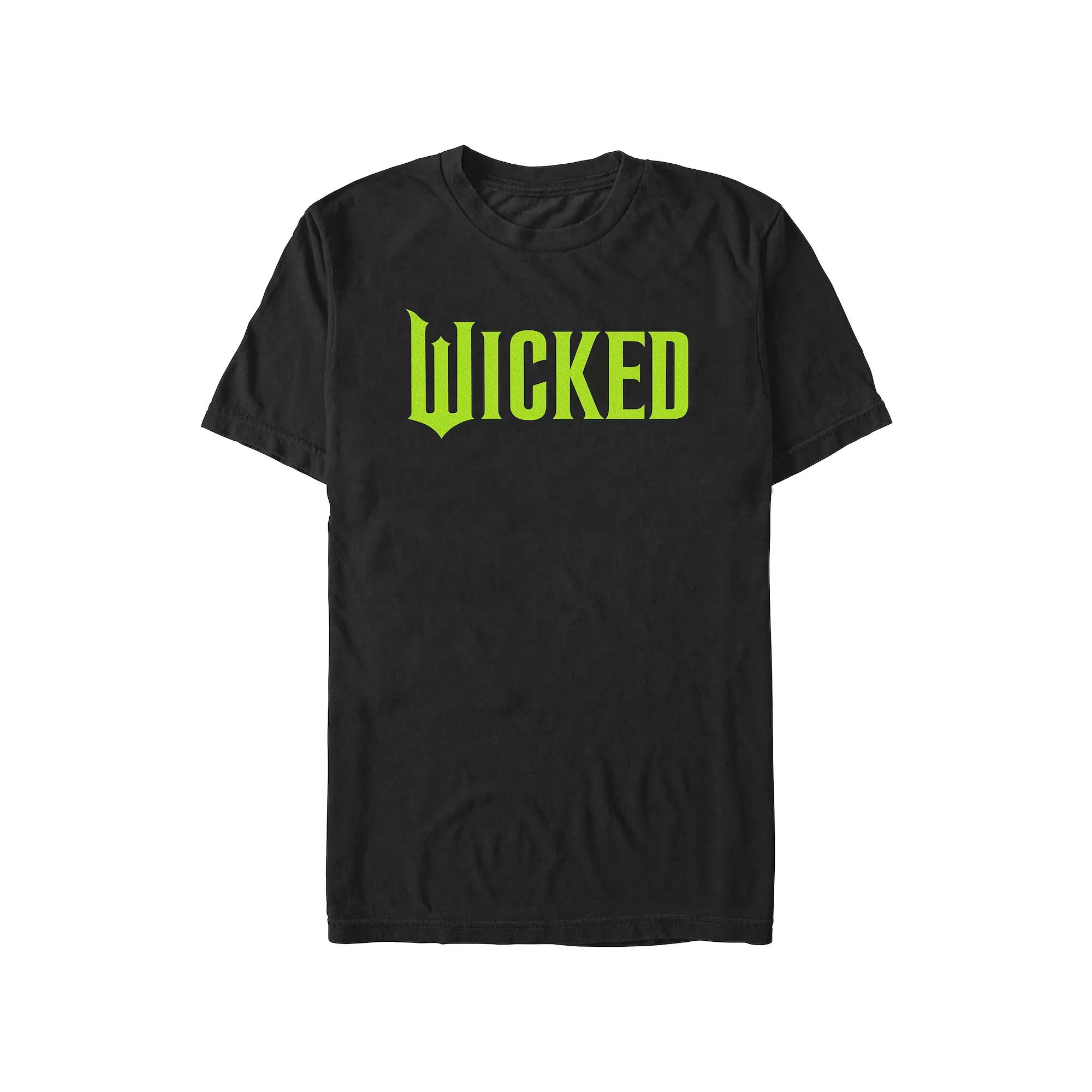 Men's Wicked Fluorescent Green Logo Graphic Tee,  Product Image