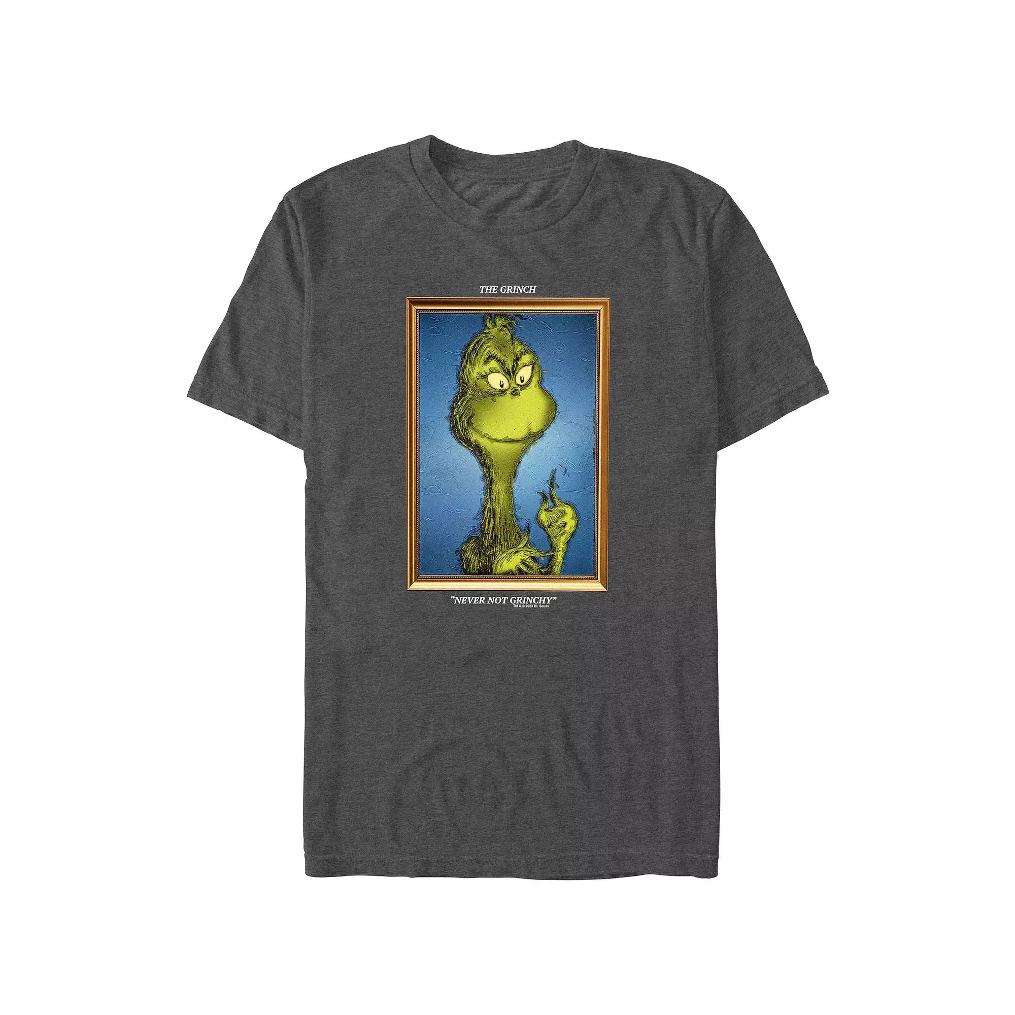 Big & Tall Dr. Seuss Grinch Portrait Never Not Grinchy Graphic Tee, Men's,  Product Image