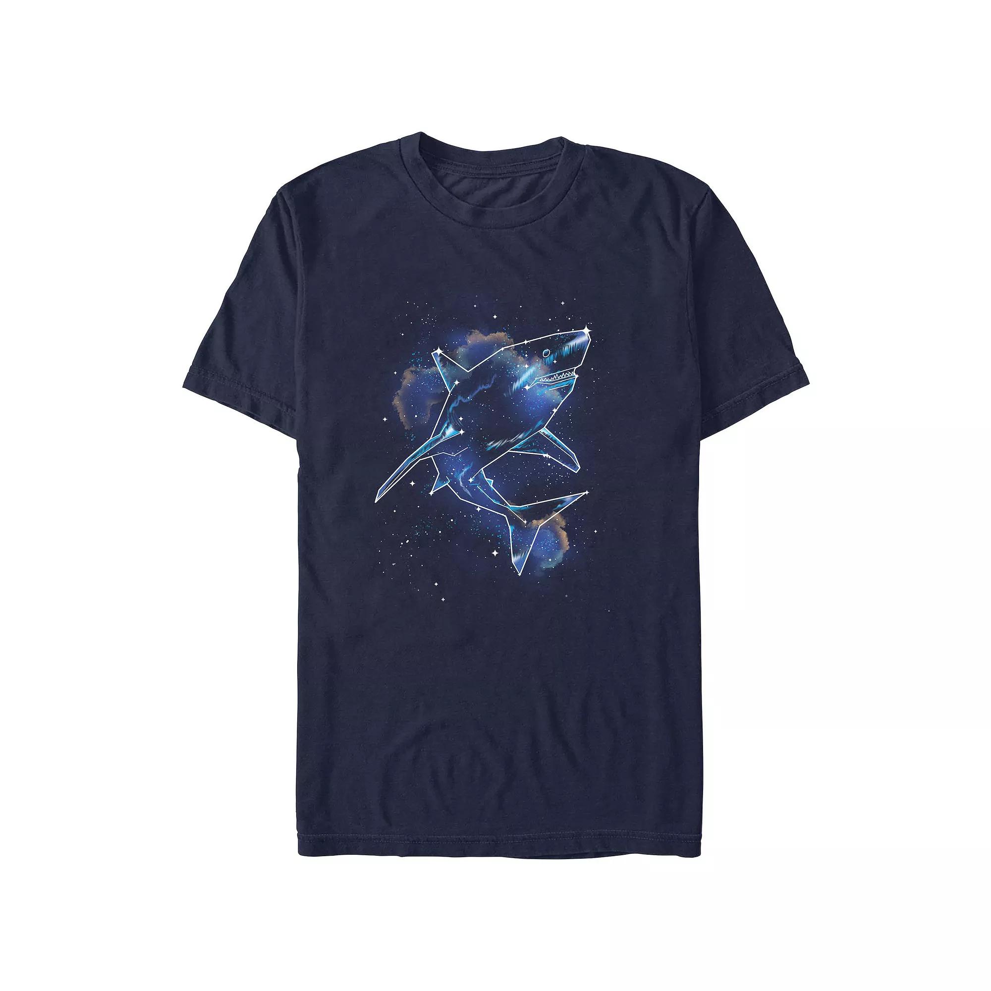 Men's Shark Galaxy Graphic Tee,  Product Image