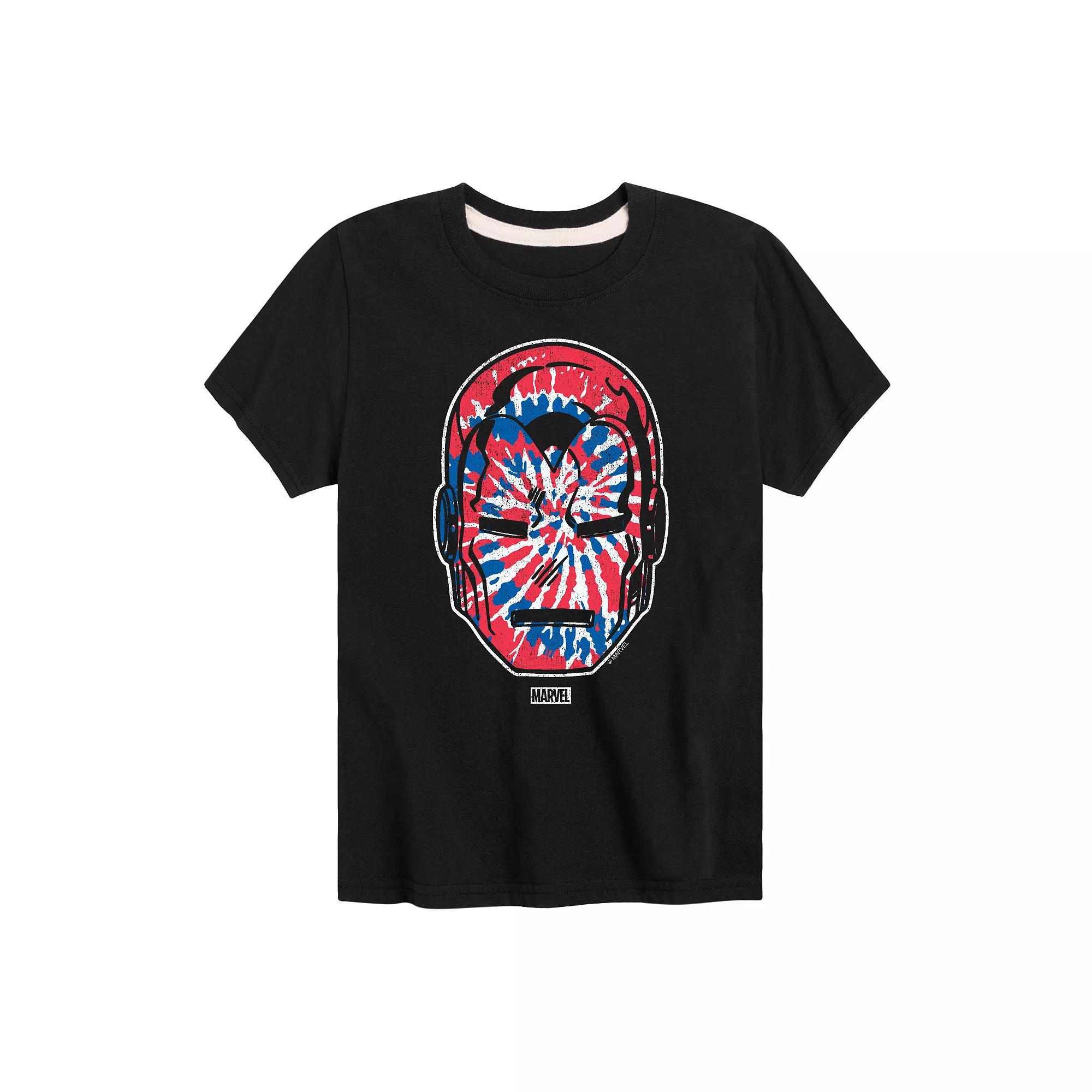 Boys 8-20 Marvel Iron Man Tie Dye Red, White & Blue Graphic Tee, Boy's,  Product Image