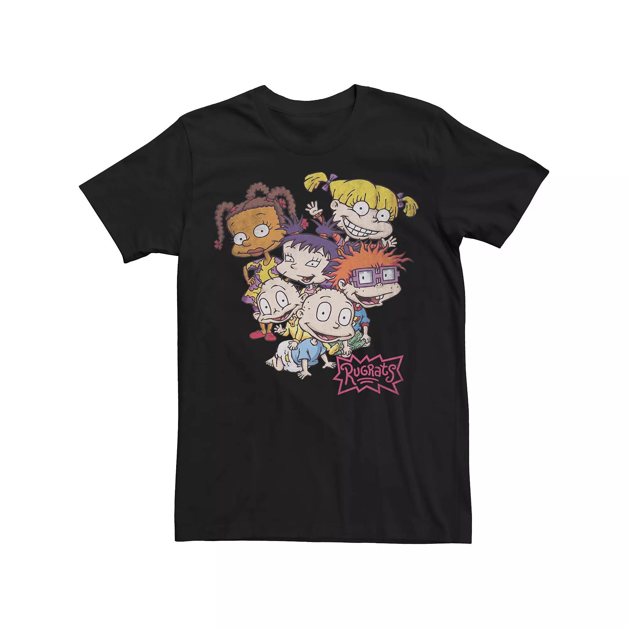 Big & Tall Rugrats Rugrats Pile Group Shot Tee, Men's,  Product Image