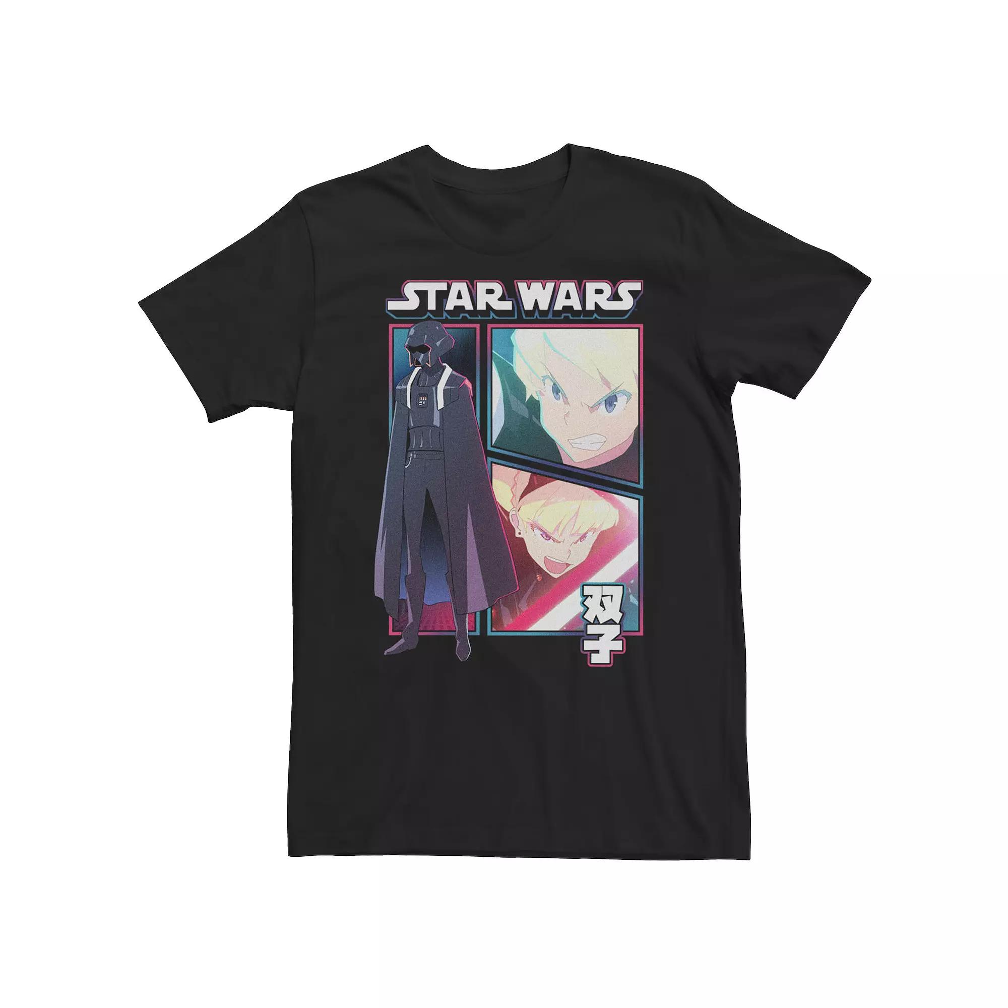 Big & Tall Star Wars: Visions Twins Comic Poster Tee, Boy's,  Product Image