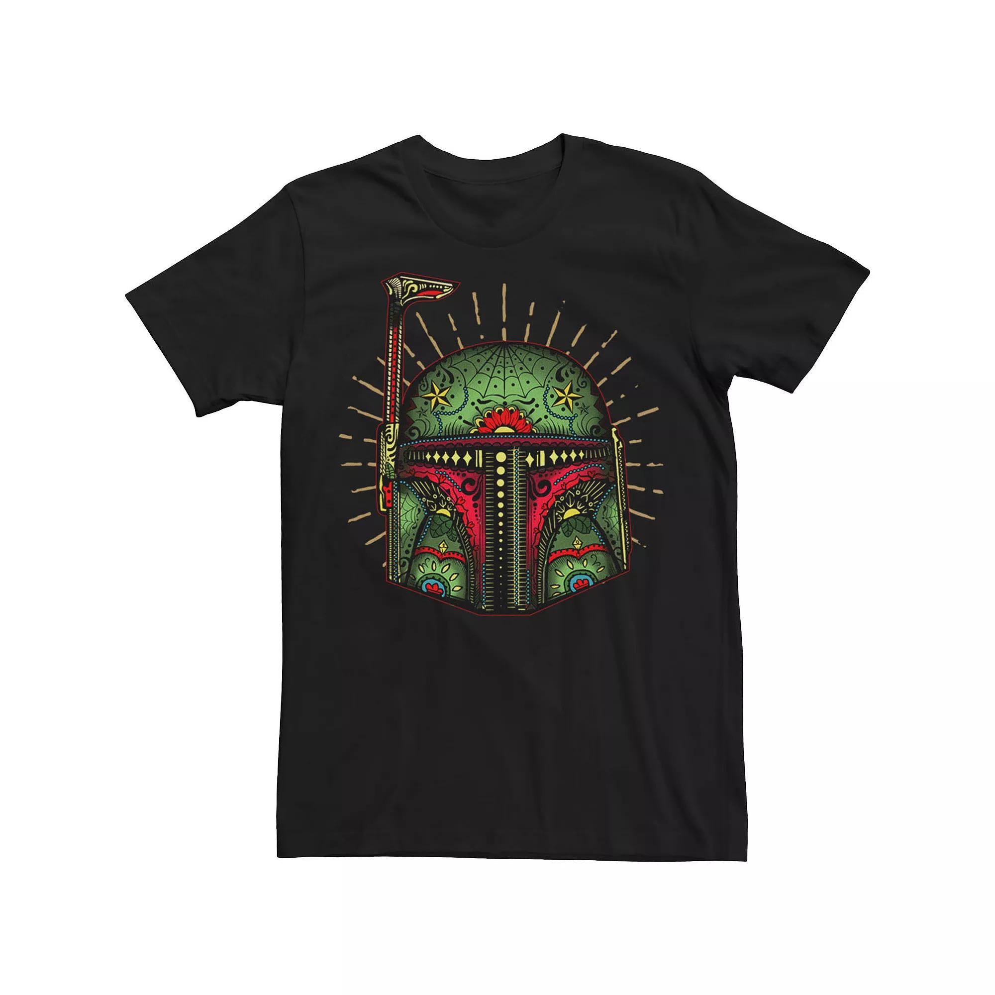 Big & Tall Star Wars Boba Fett Sugar Skull Tee, Men's,  Product Image