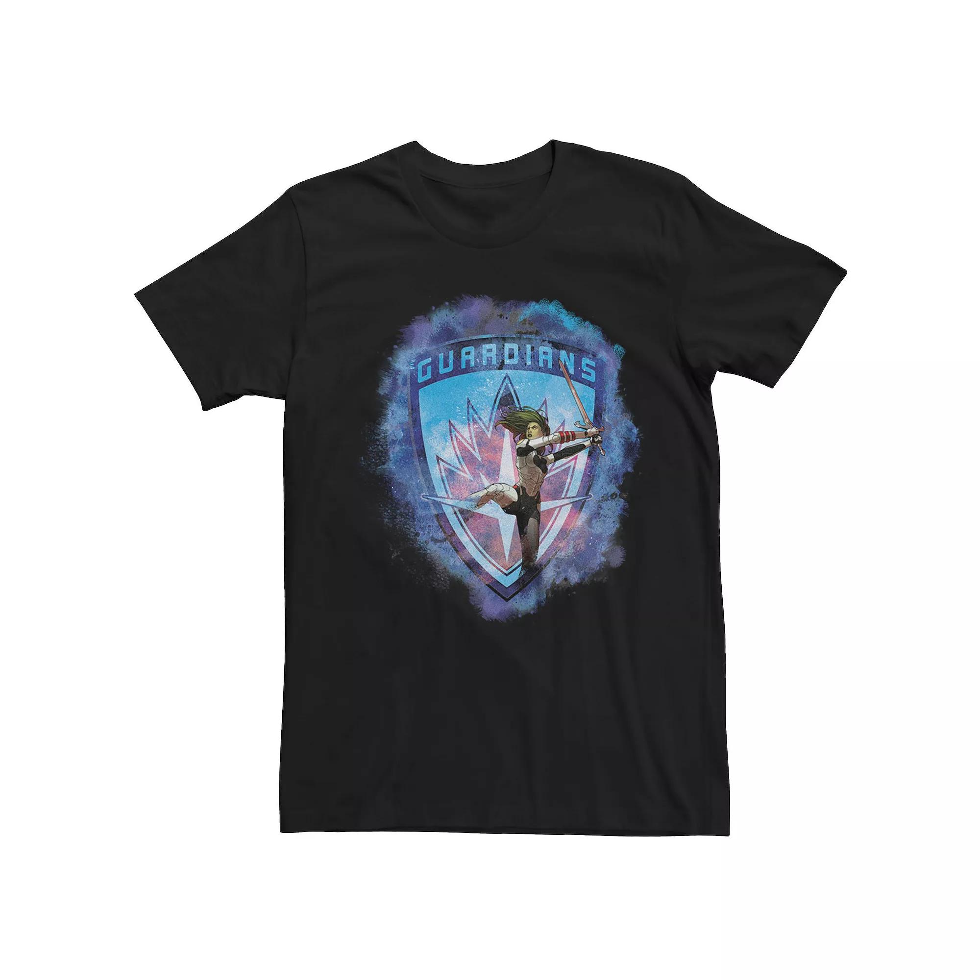 Men's Marvel Guardians Of The Galaxy Gamora Crest Shield Graphic Tee,  Product Image