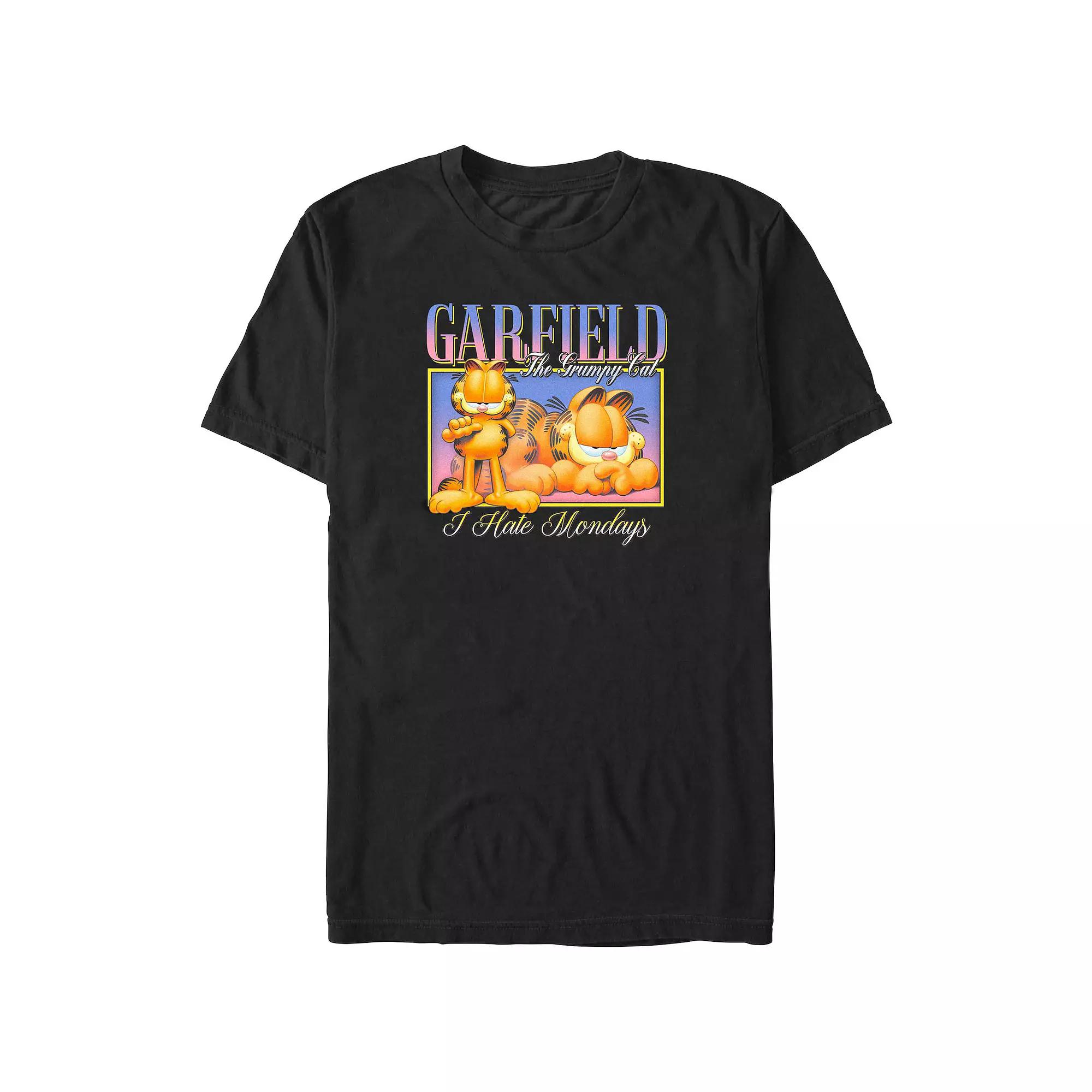 Big & Tall Garfield The Grumpy Cat Portrait Graphic Tee, Men's,  Product Image