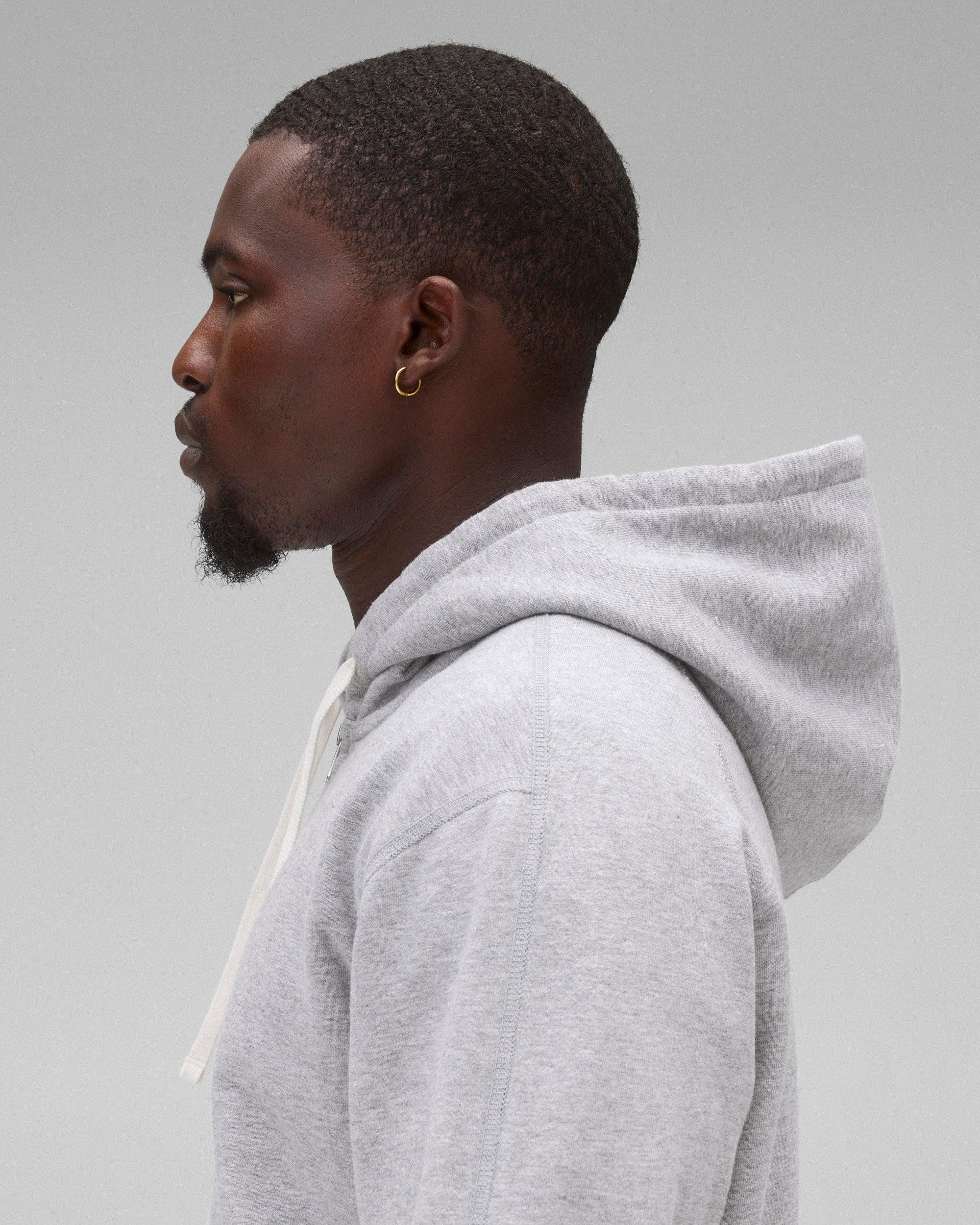 Midweight Terry Classic Full Zip Hoodie - Vault Male Product Image