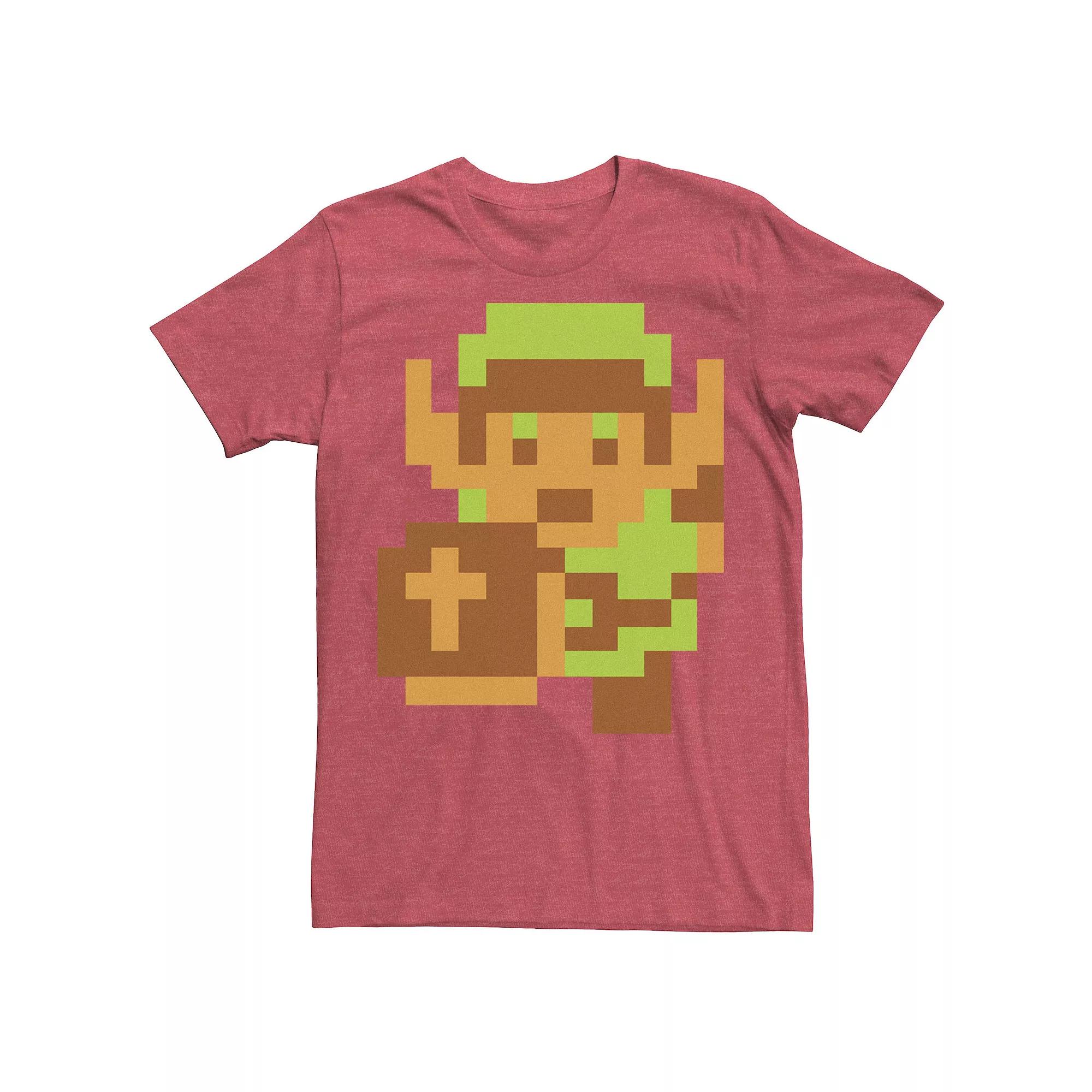 Men's Nintendo Legend of Zelda Pixelated Link Portrait Tee,  Product Image