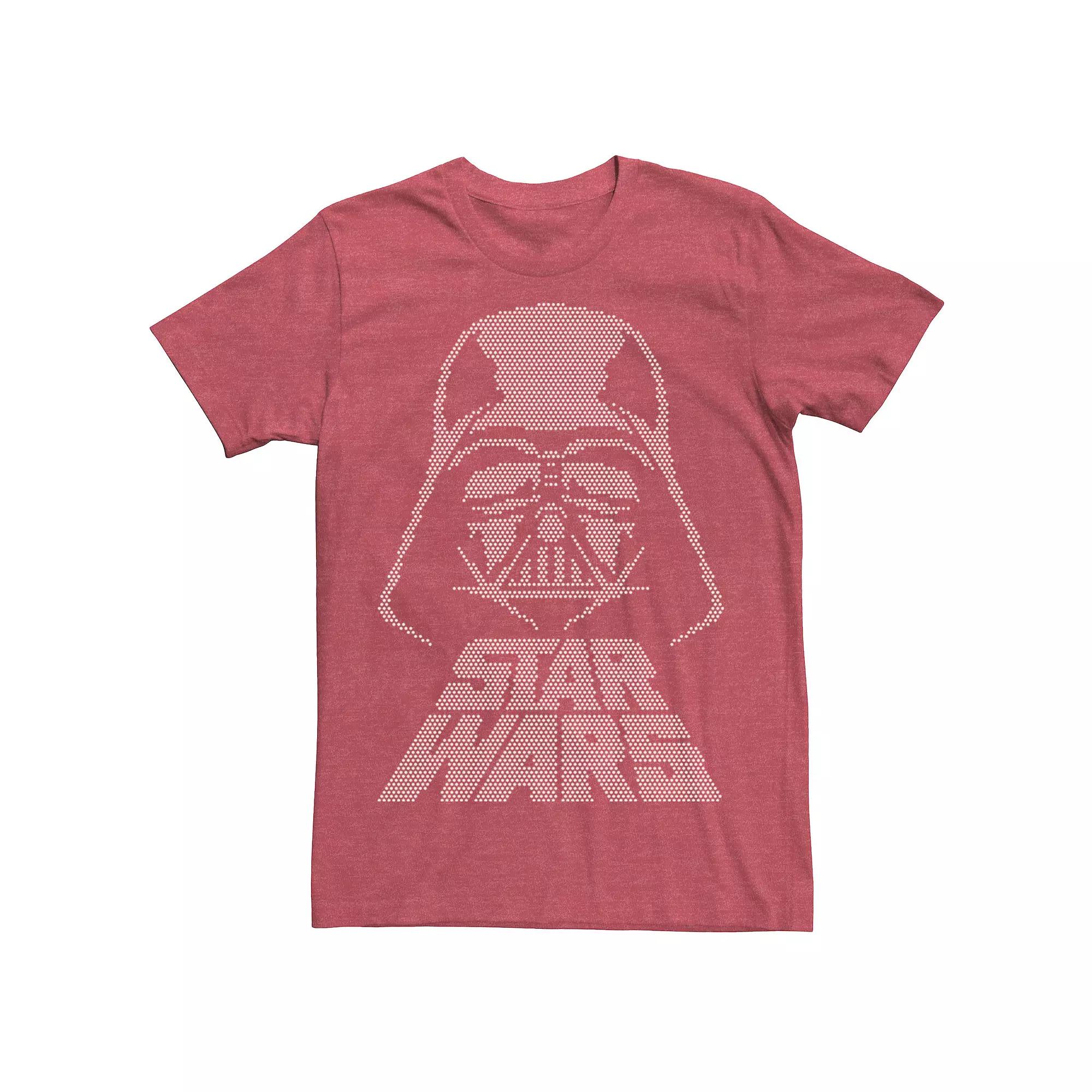 Men's Star Wars Darth Vader Dotted Helmet Tee,  Product Image