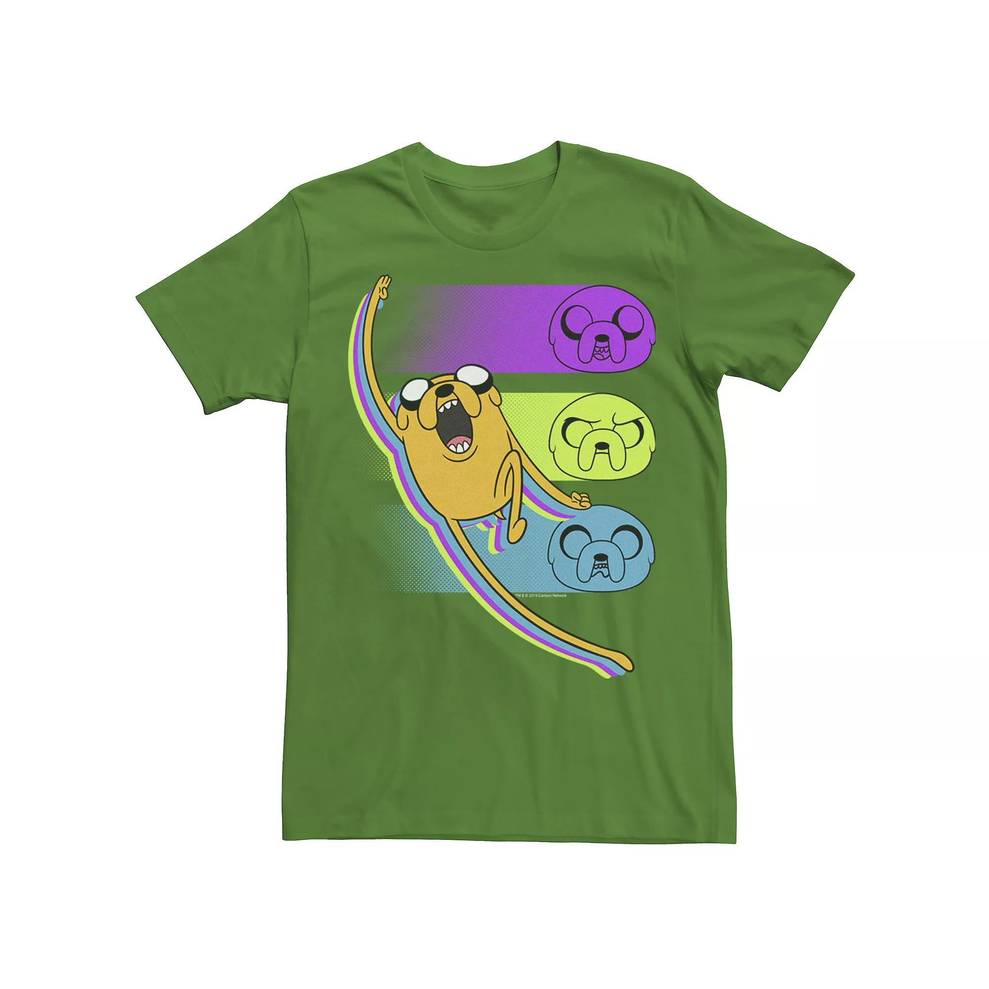 Men's CN Adventure Time Jake Emotions Tee, Size: 3XL, Kelly Product Image