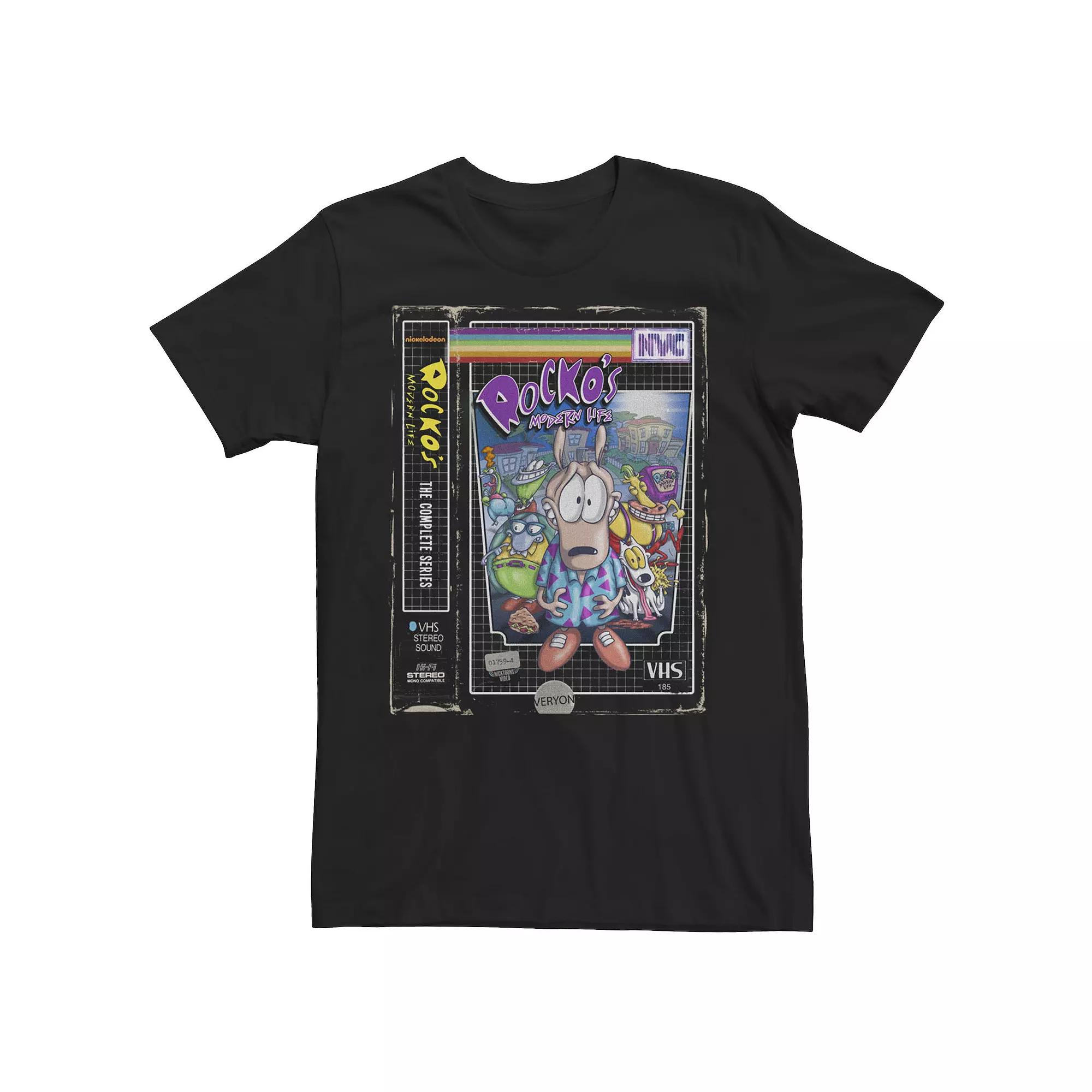 Men's Rocko's Modern Life VHS Box Tee,  Product Image