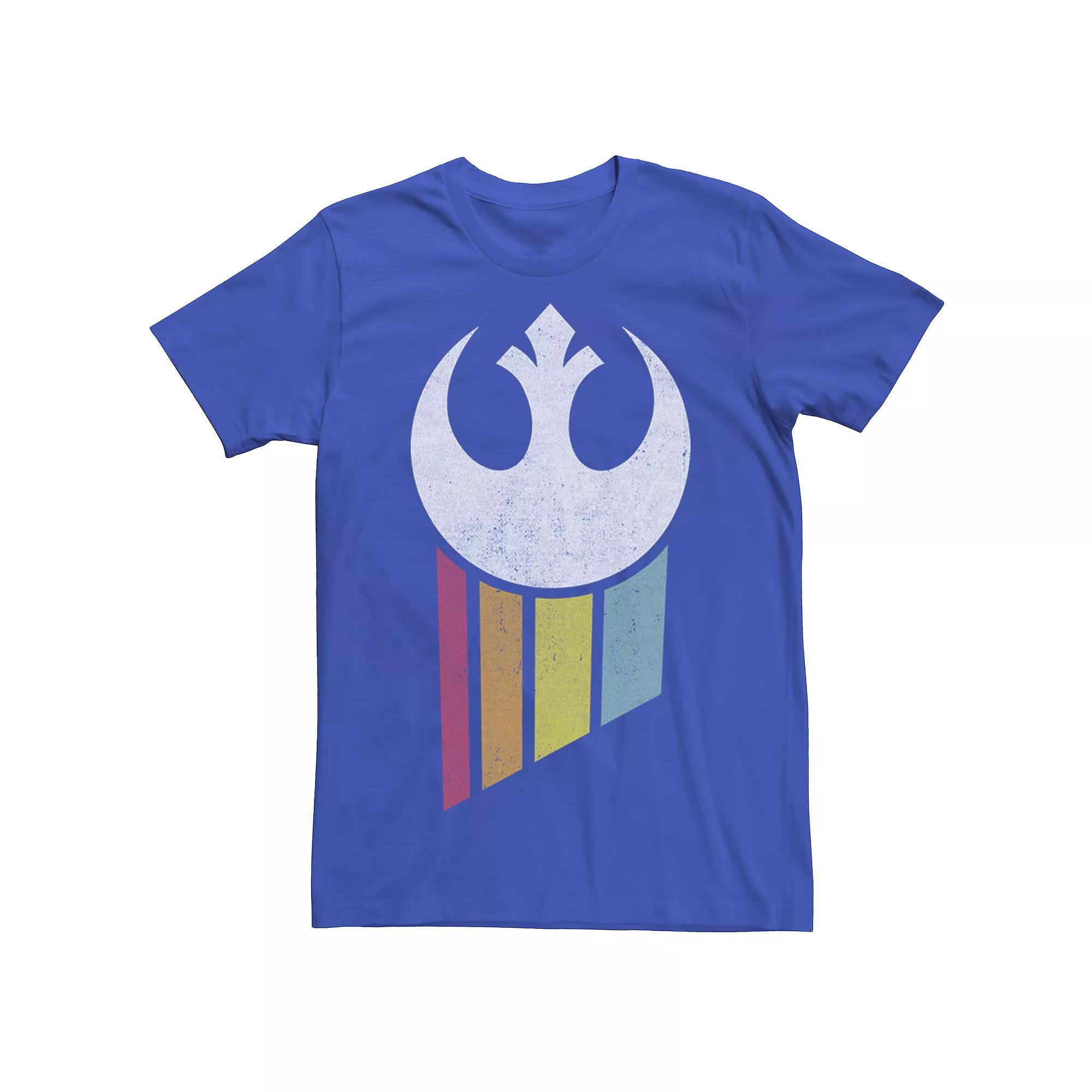 Men's Star Wars Rebel Rainbow Logo Tee,  Product Image
