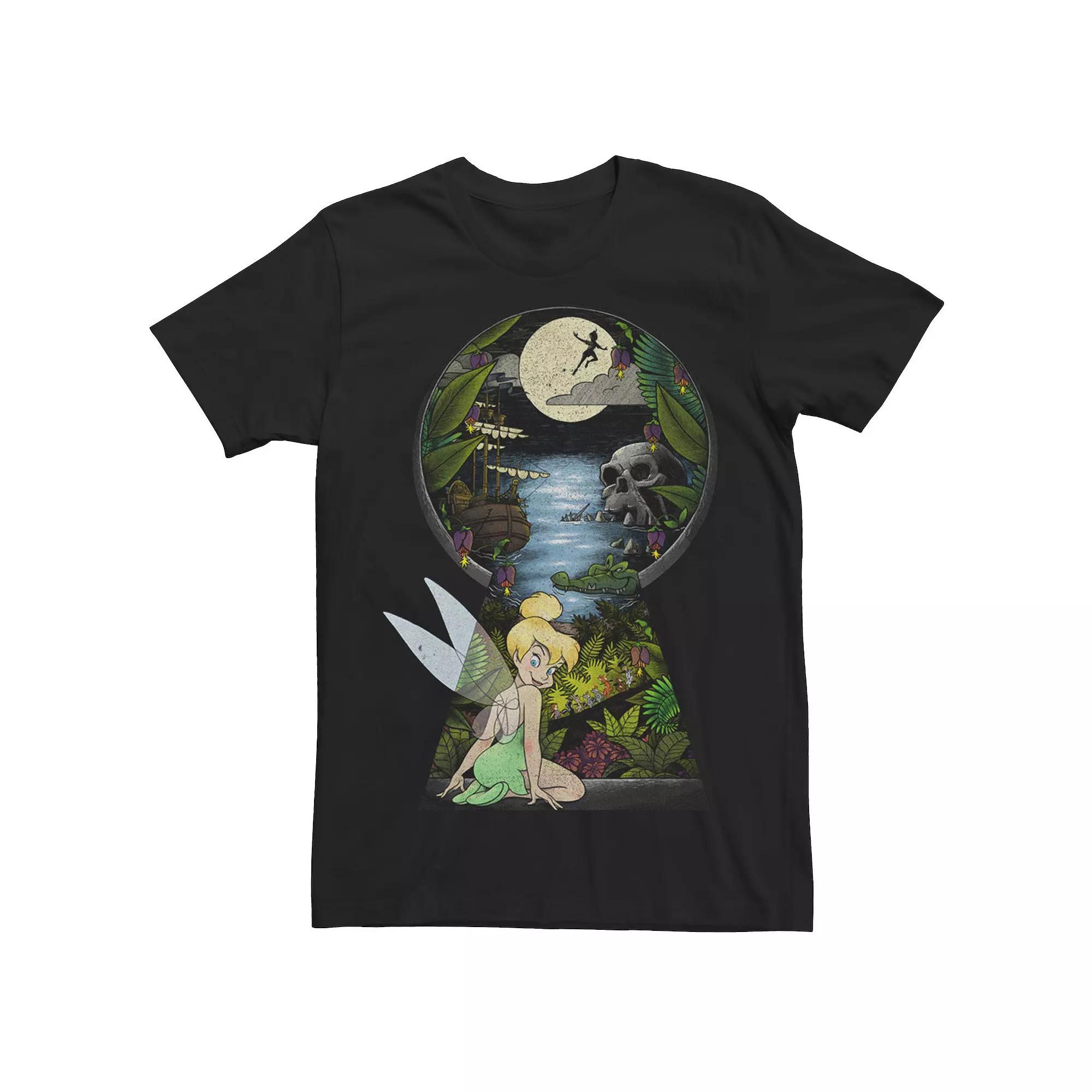 Disney's Peter Pan Tinkerbell Men's Keyhole Tee,  Product Image
