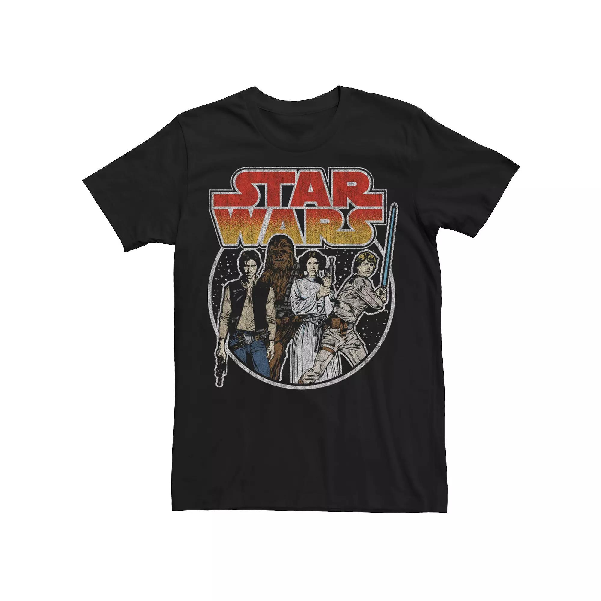 Men's Star Wars Rebel Group Vintage Circle Tee,  Product Image