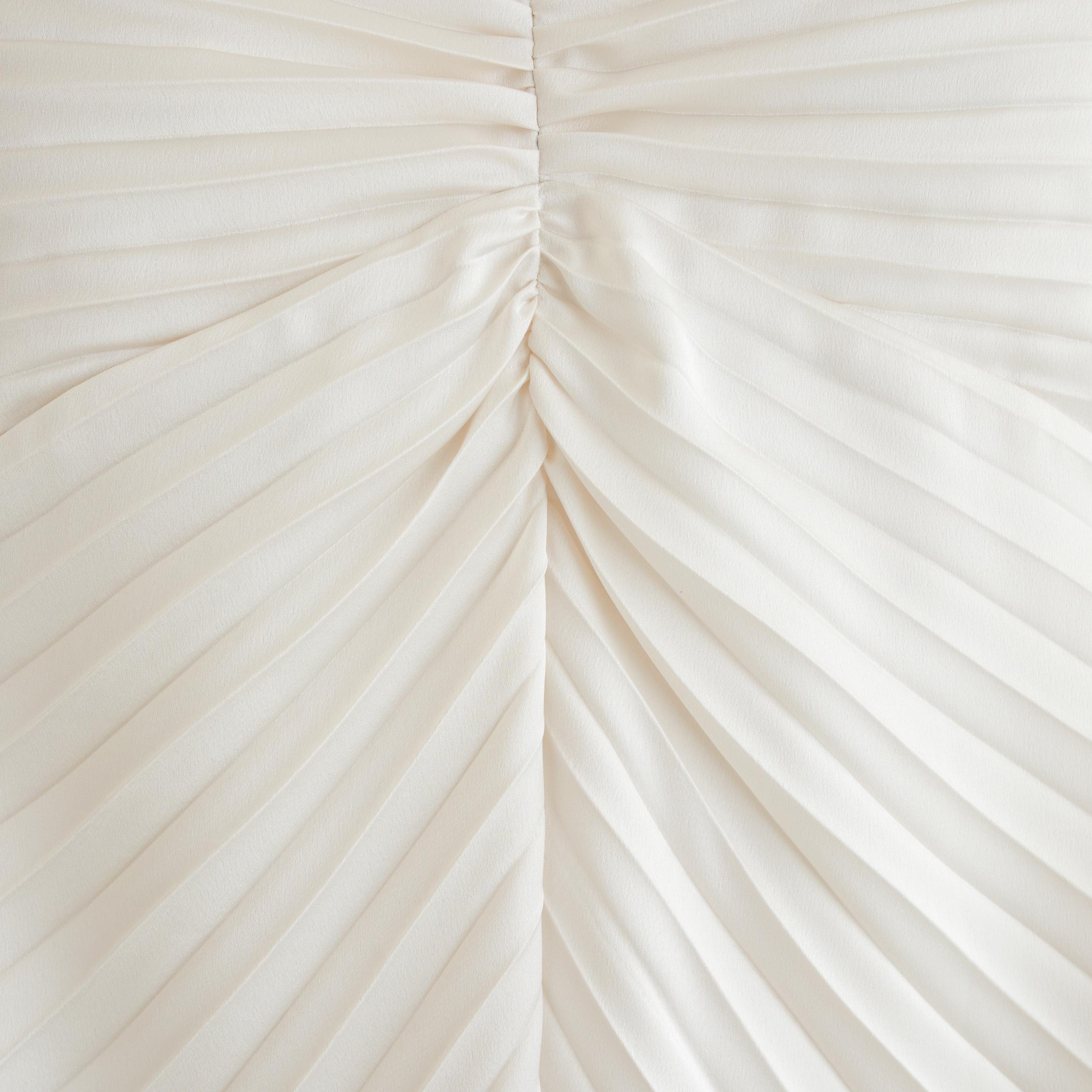 The A&F Giselle Sunburst Pleated Maxi Dress Product Image