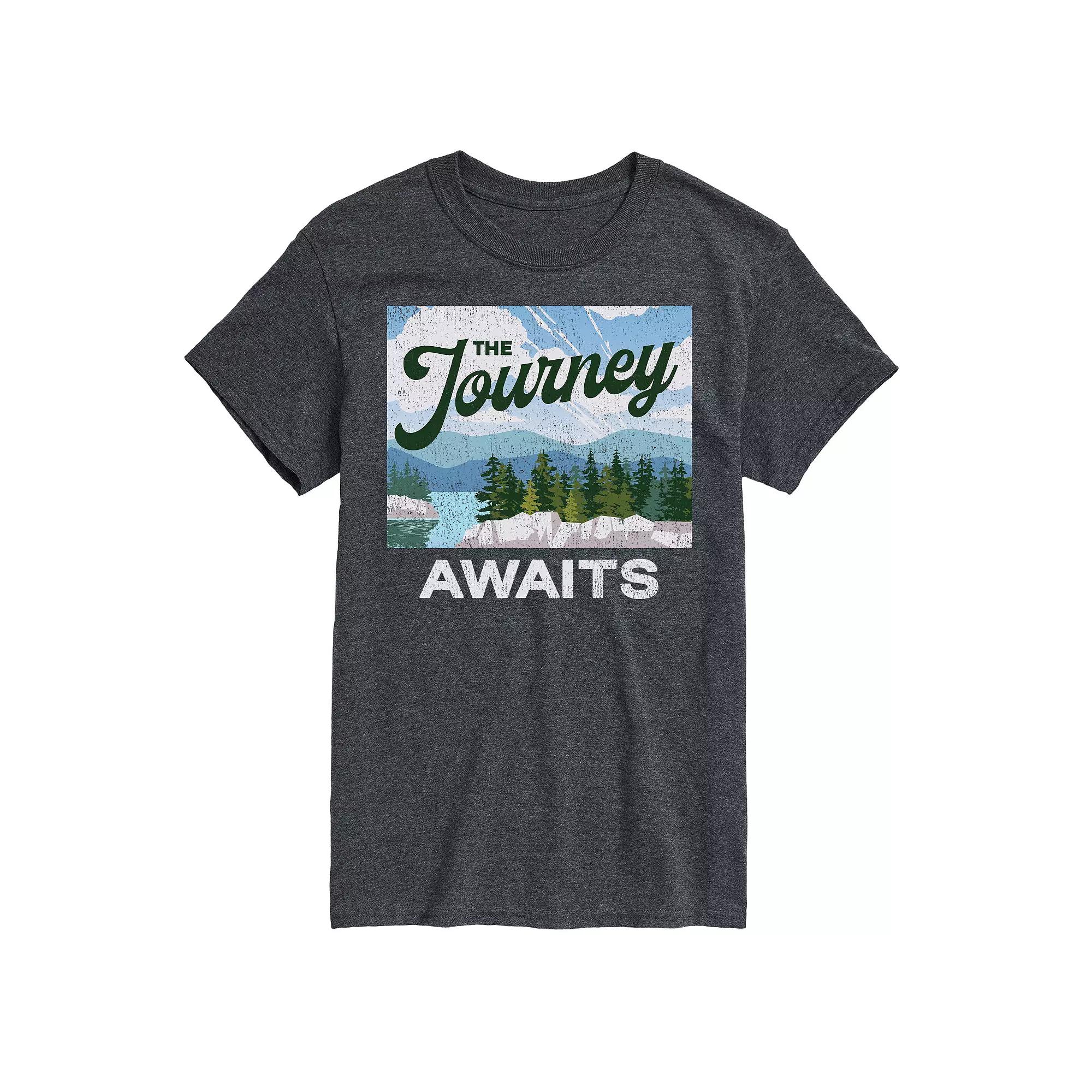 Big & Tall The Journey Awaits Tee, Men's,  Product Image