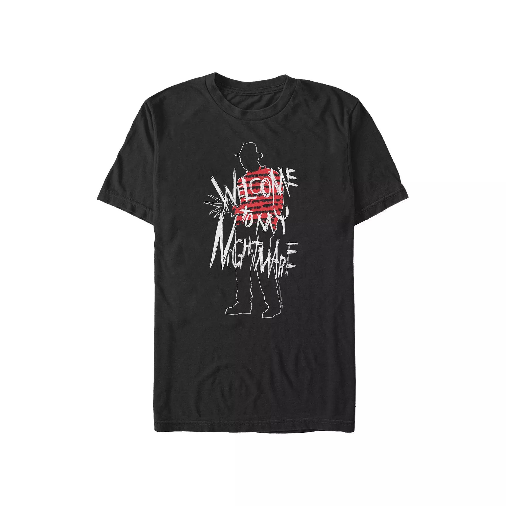 Men's A Nightmare On Elm Street Welcome To My Nightmare Graphic Tee,  Product Image