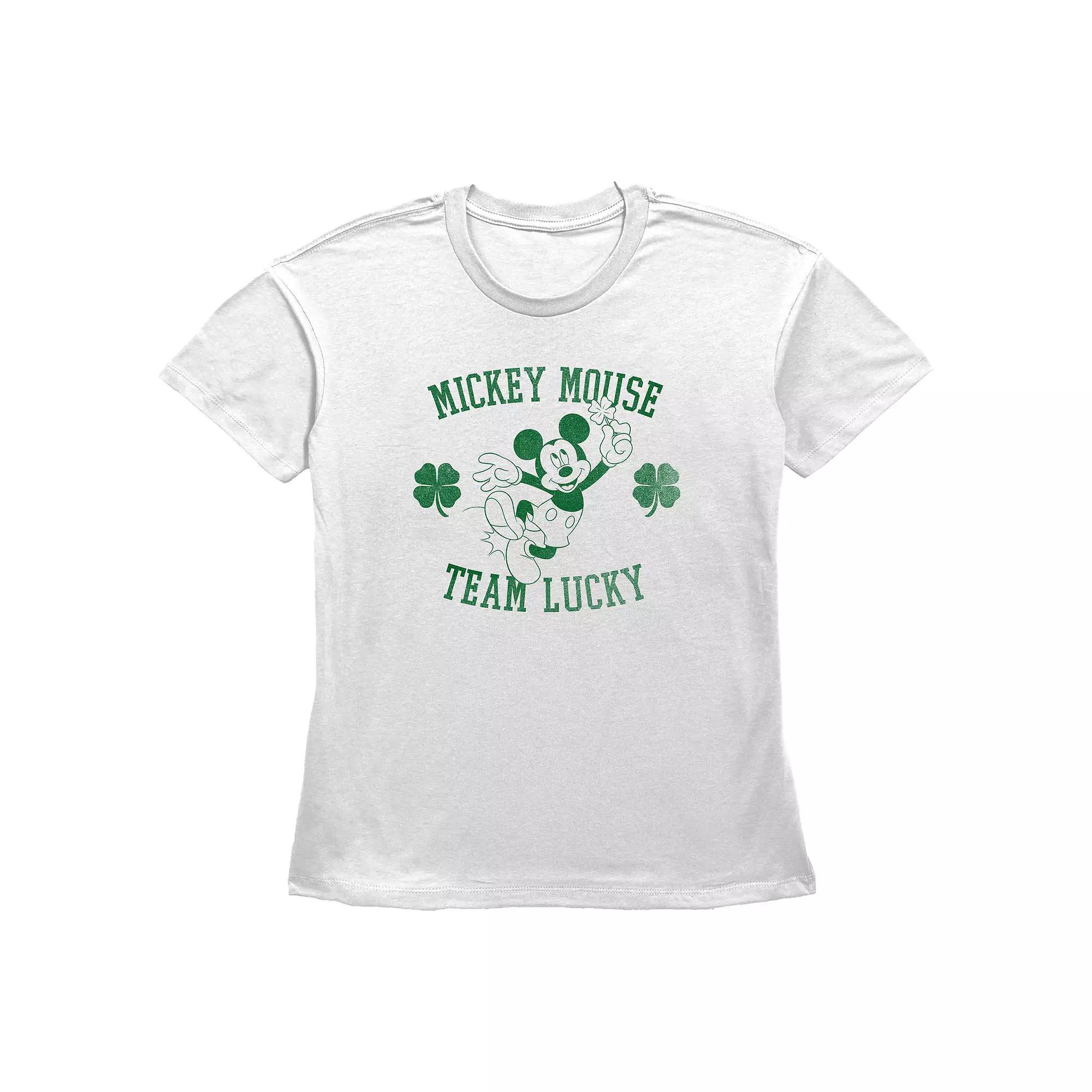 Disney's Mickey Mouse Team Lucky Women's Graphic Tee,  Product Image
