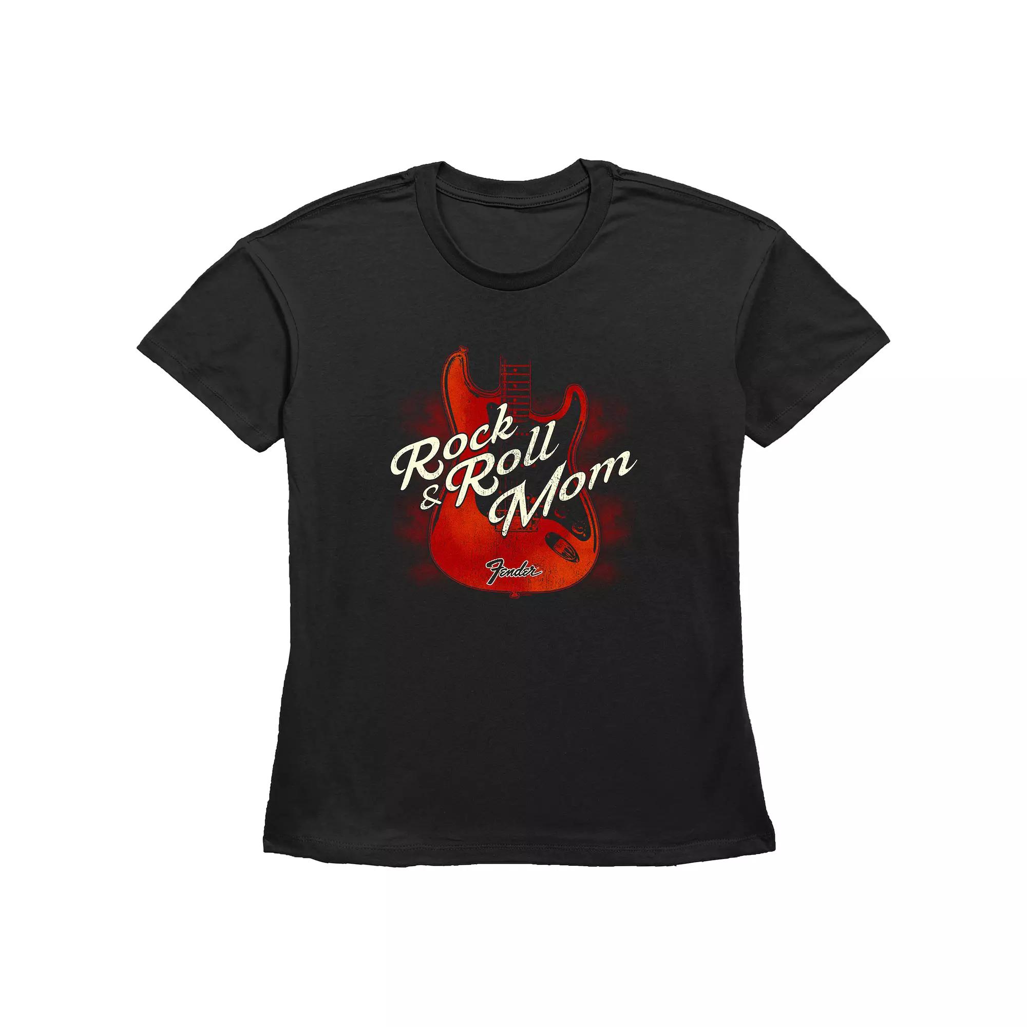 Women's Fender Rock & Roll Mom Basic Fit Graphic Tee,  Product Image