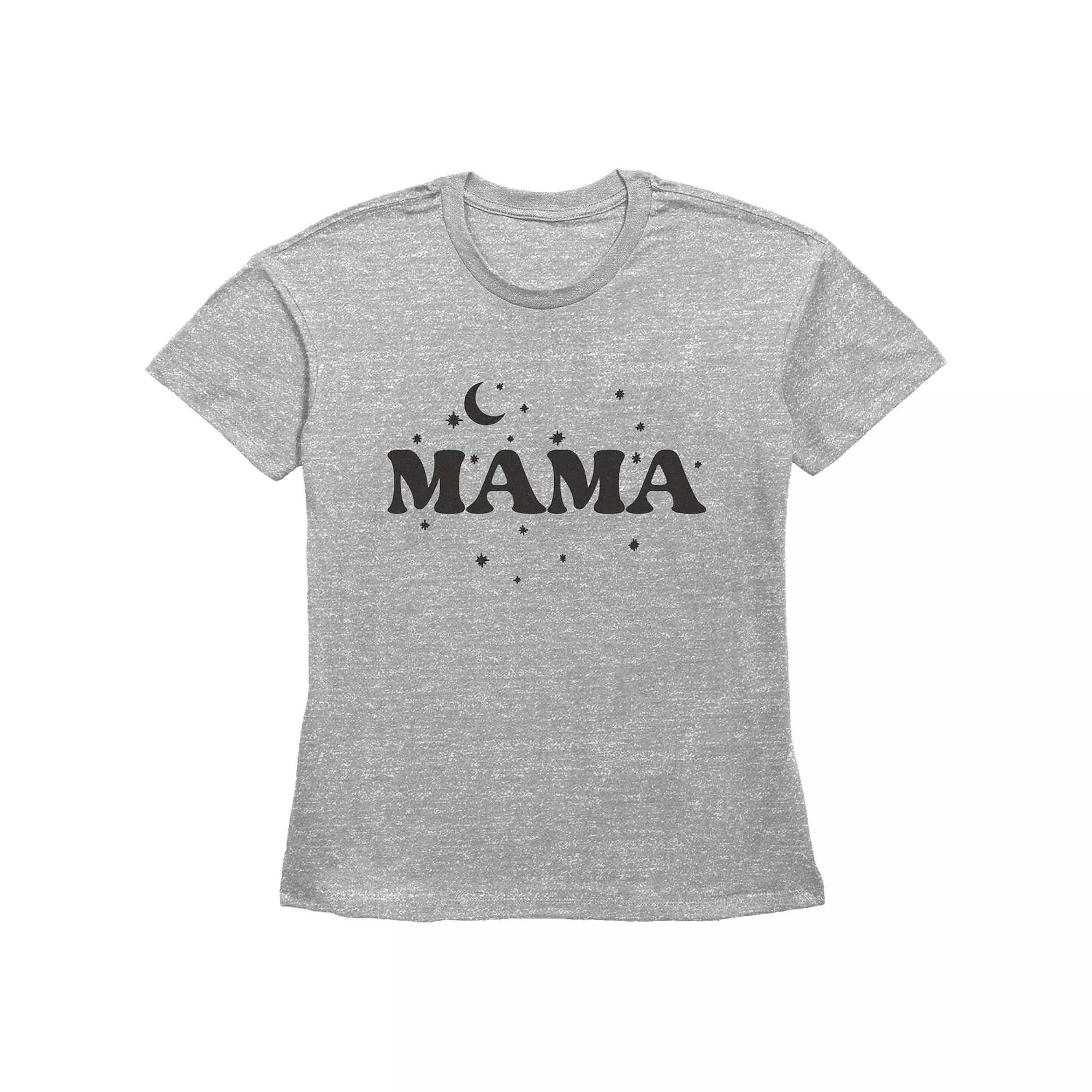 Women's Mama Basic Fit Graphic Tee,  Product Image