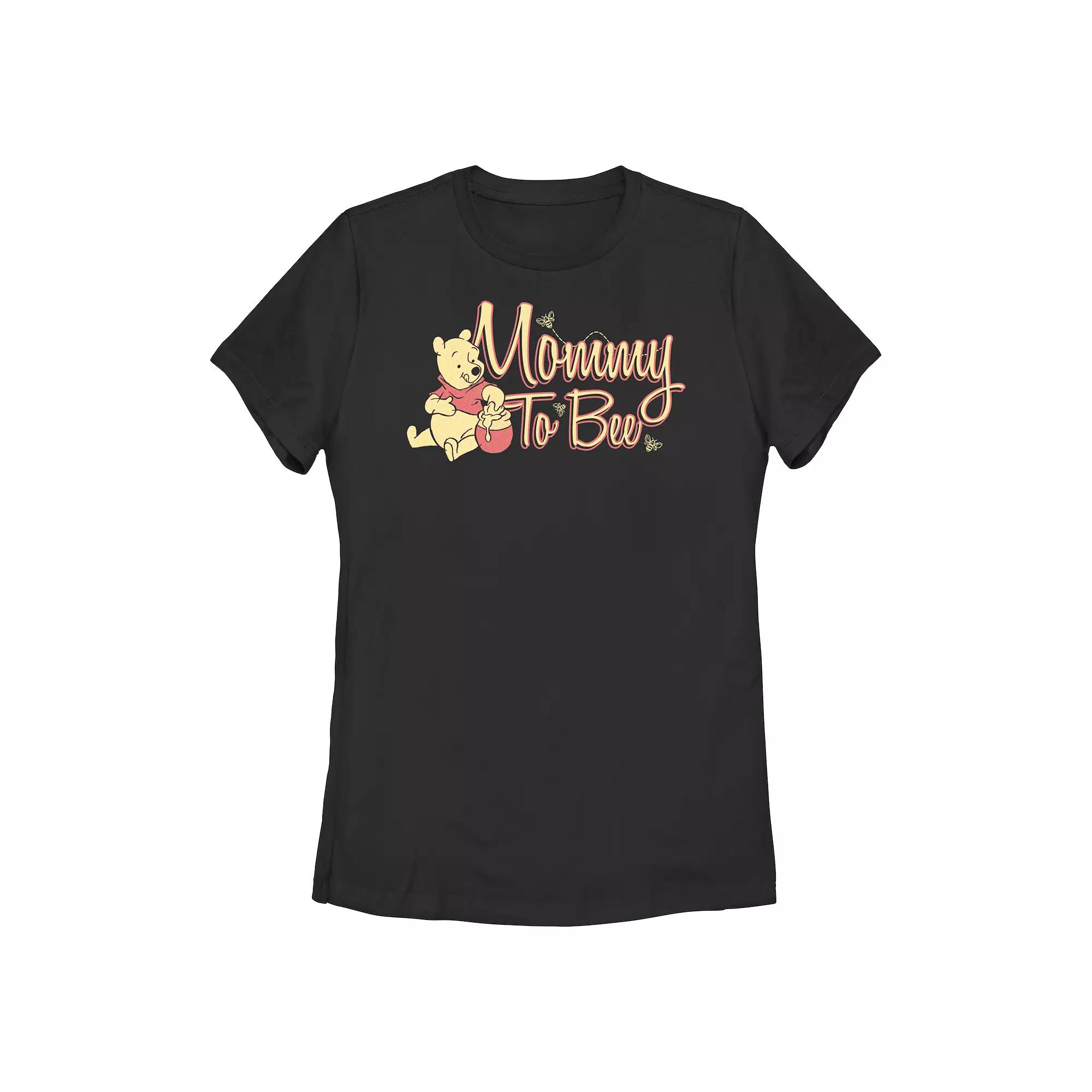 Disney's Winnie The Pooh Mommy To Bee Women's Graphic Tee,  Product Image