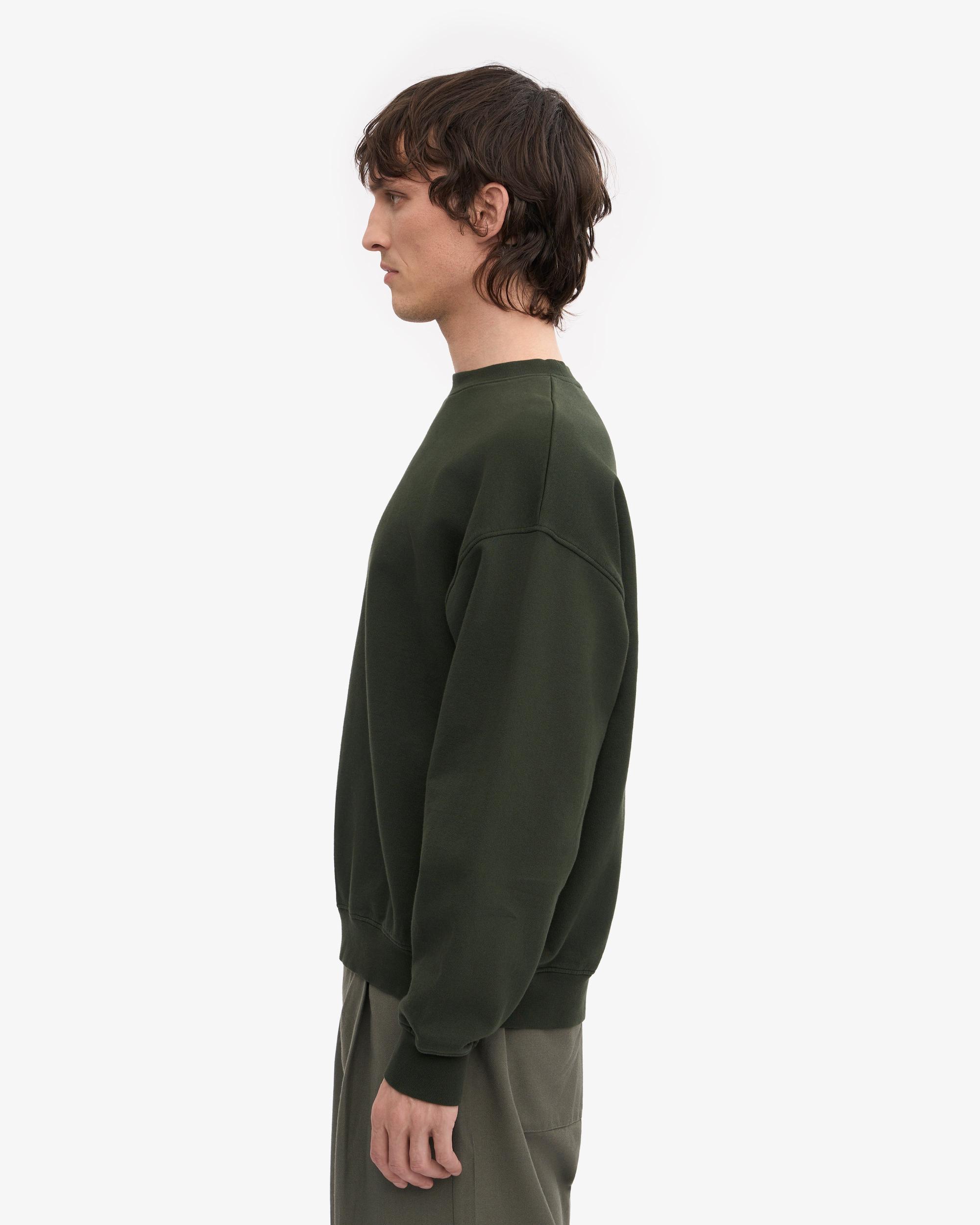 Organic Oversized Crew - Deep Black Product Image