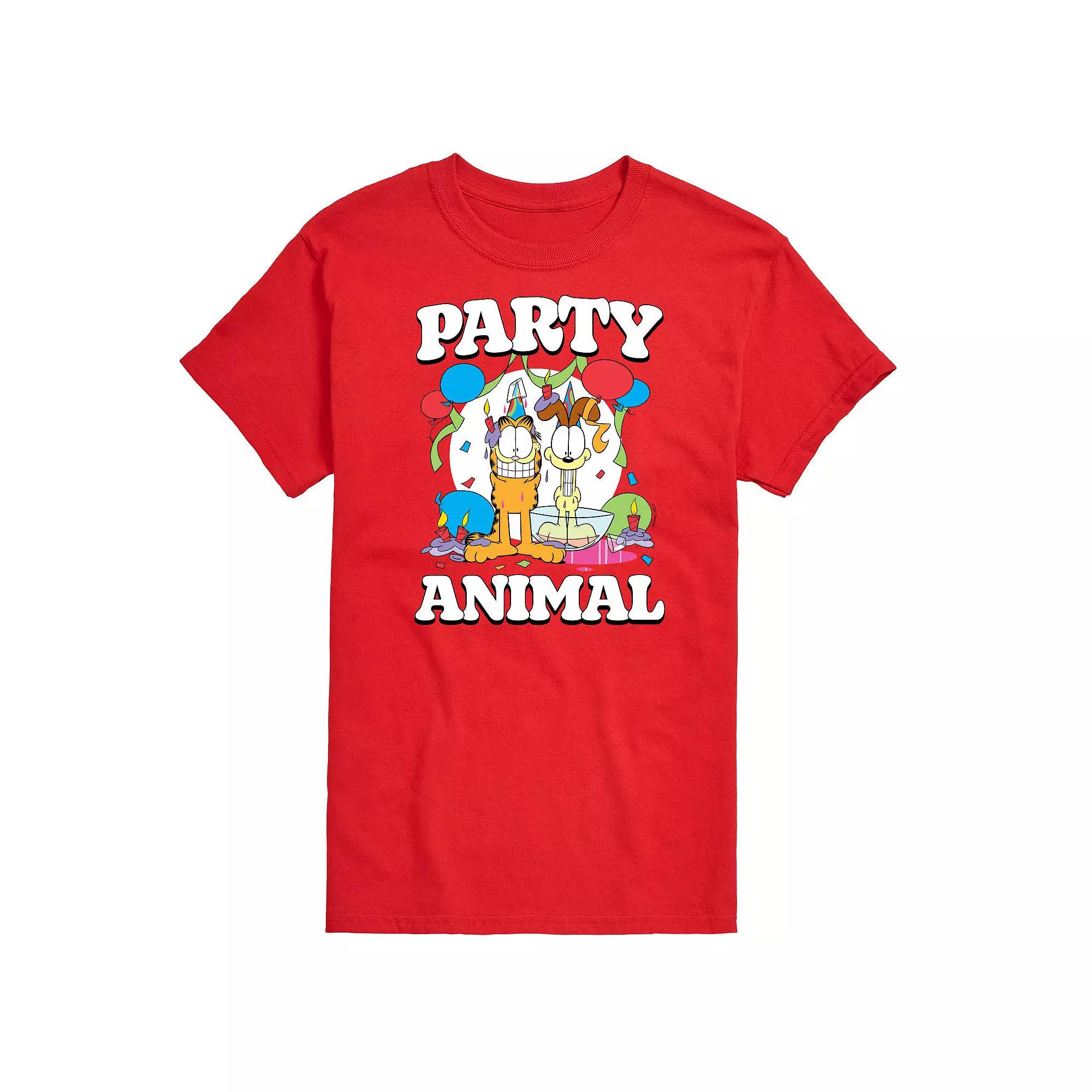 Men's Garfield Party Animal Graphic Tee,  Product Image