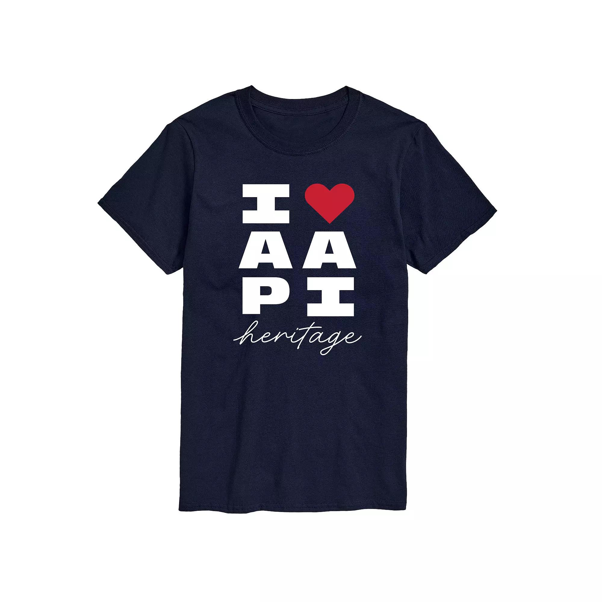 Big & Tall I Heart AAPI Heritage Graphic Tee, Men's,  Product Image