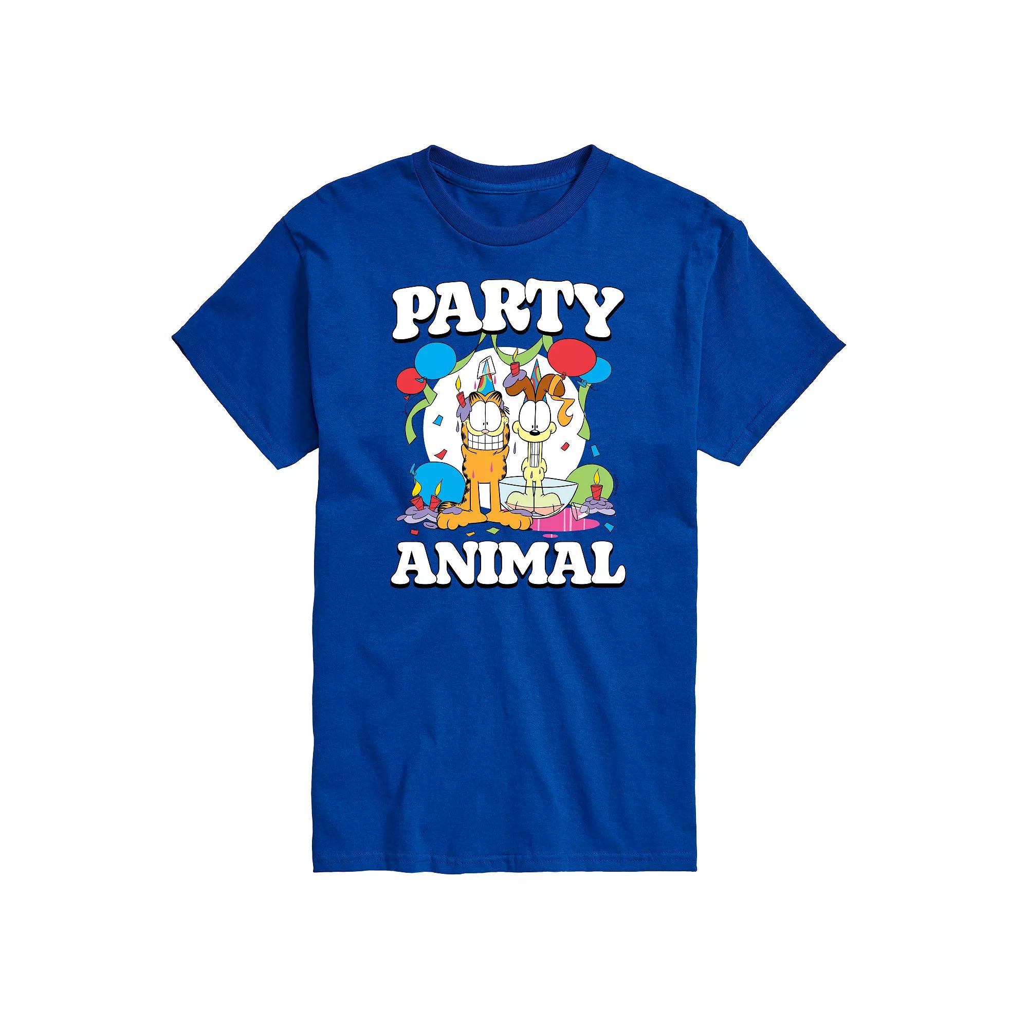 Big & Tall Garfield Party Animal Graphic Tee, Men's,  Product Image