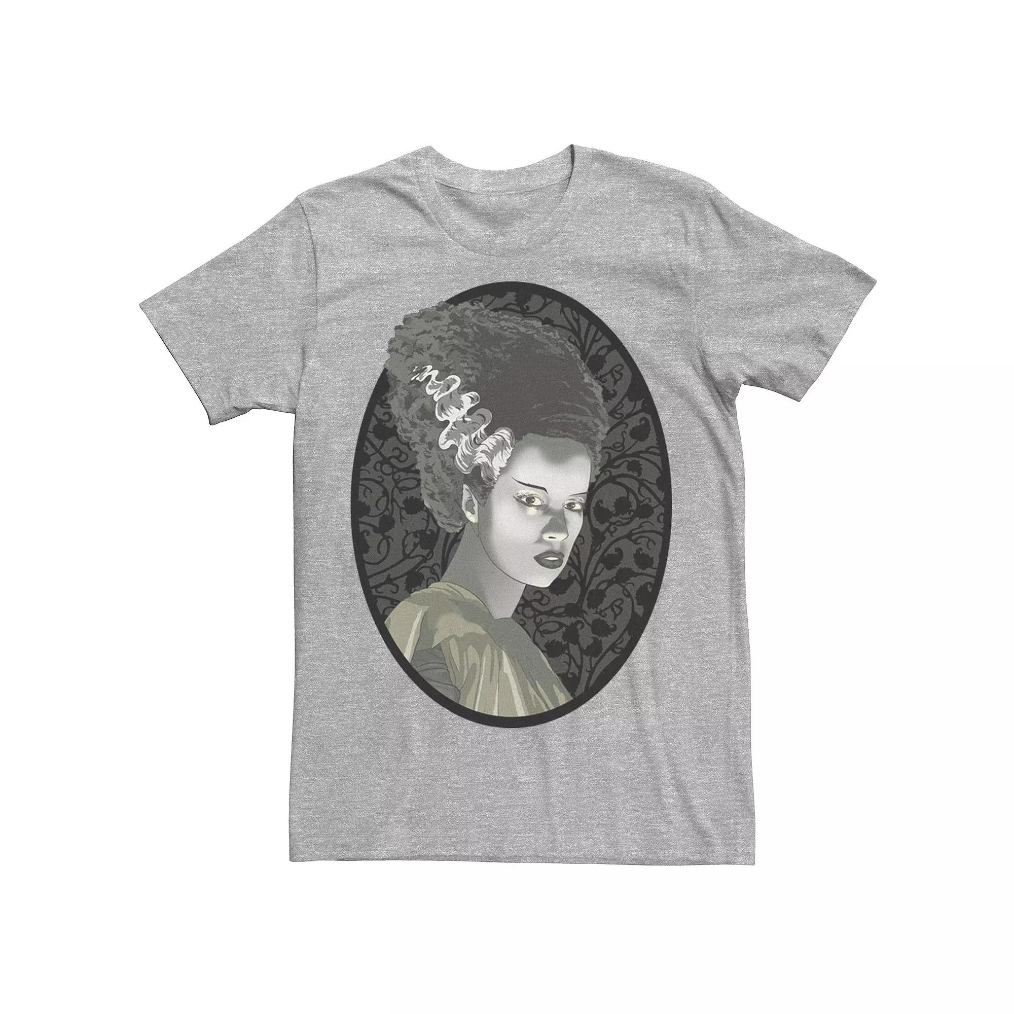 Men's Universal Monsters Bride Of Frankenstein Illustrated Graphic Tee,  Product Image