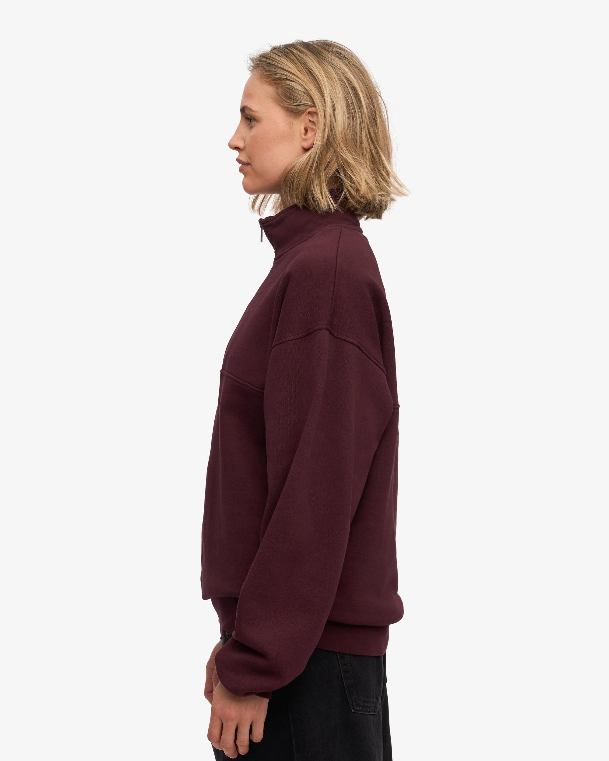 Organic Quarter Zip - Pine Green Product Image