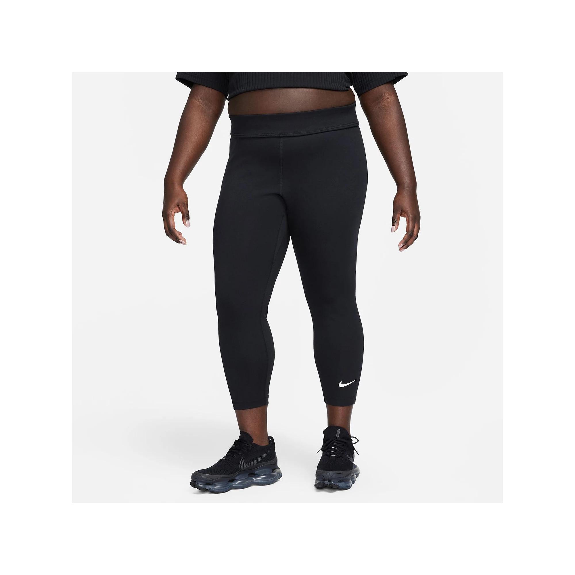 Plus Size Nike Sportswear Classics High Waisted 7/8 Leggings, Women's, Size: 2XL, Black Product Image