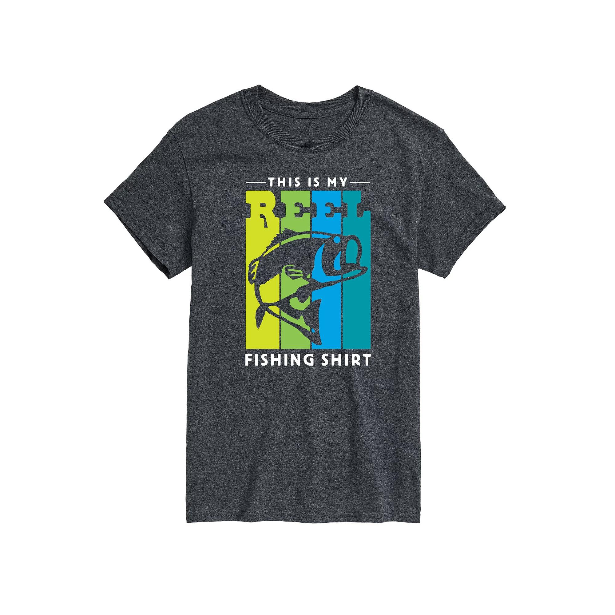 Big & Tall This is My Reel Fishing Shirt Graphic Tee, Men's,  Product Image