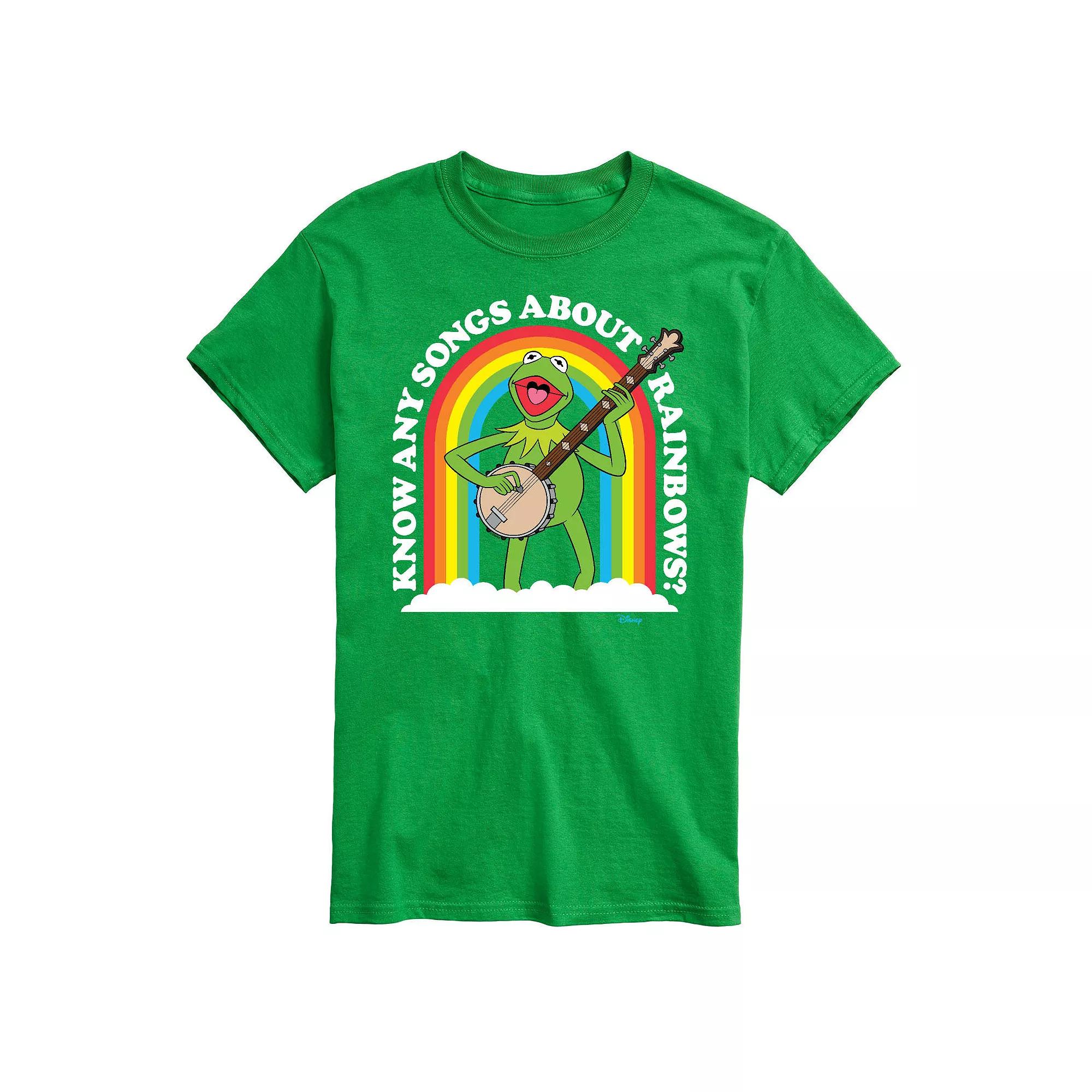 Disney's Men's The Muppets Songs About Rainbows Tee,  Product Image