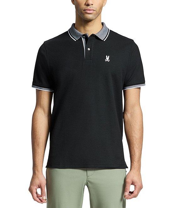 Psycho Bunny Evandale Oxford Short Sleeve Polo Shirt Product Image