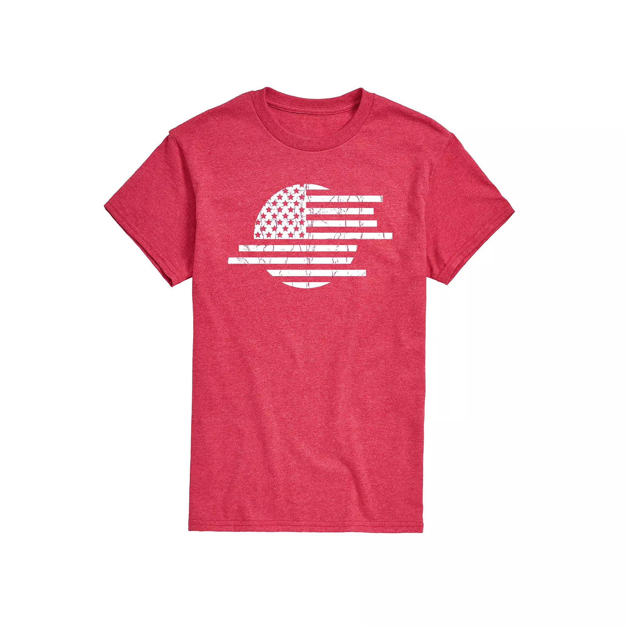 Men's Flag Circle Abstract Tee,  Product Image