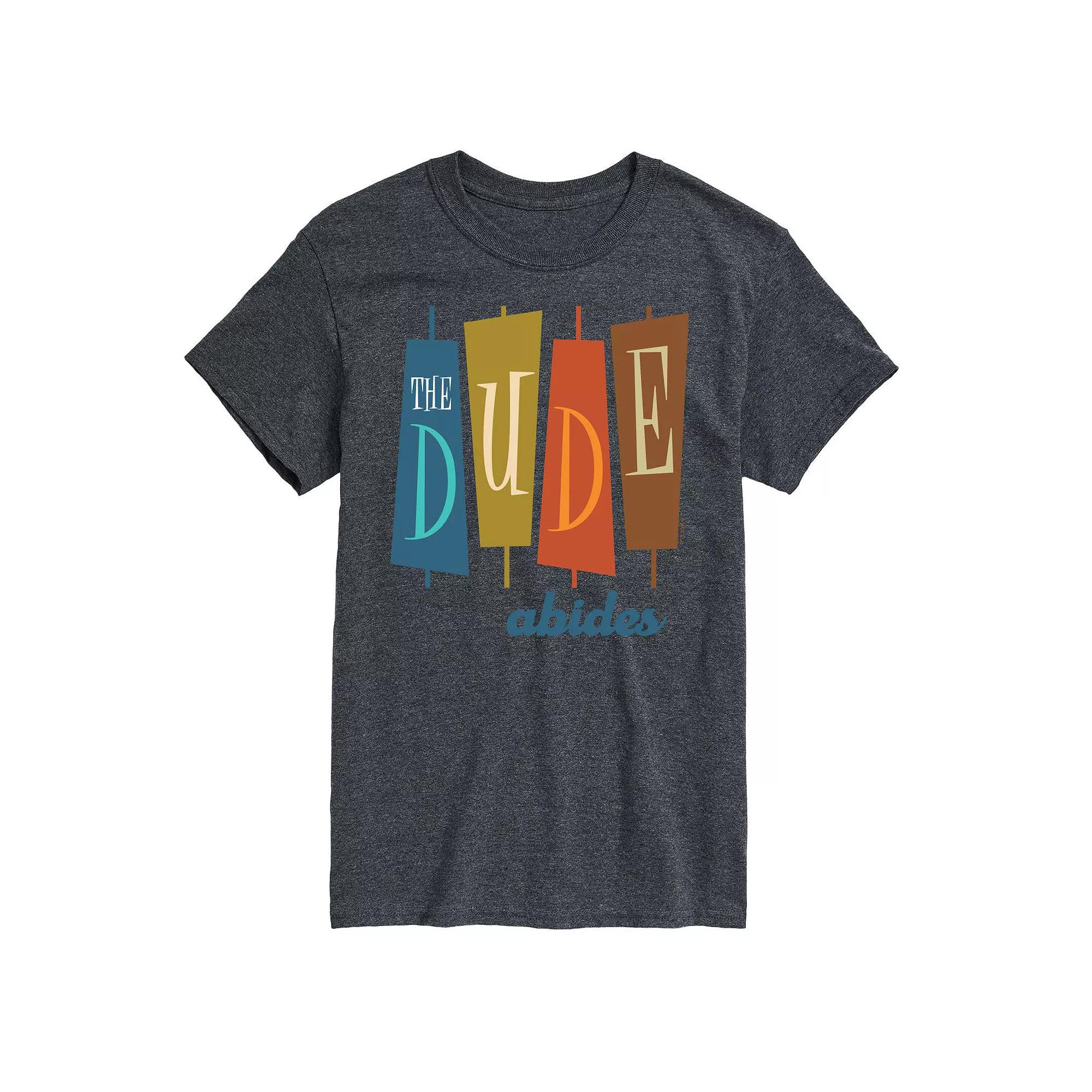Big & Tall The Big Lebowski Retro Dude Abides Tee, Men's,  Product Image