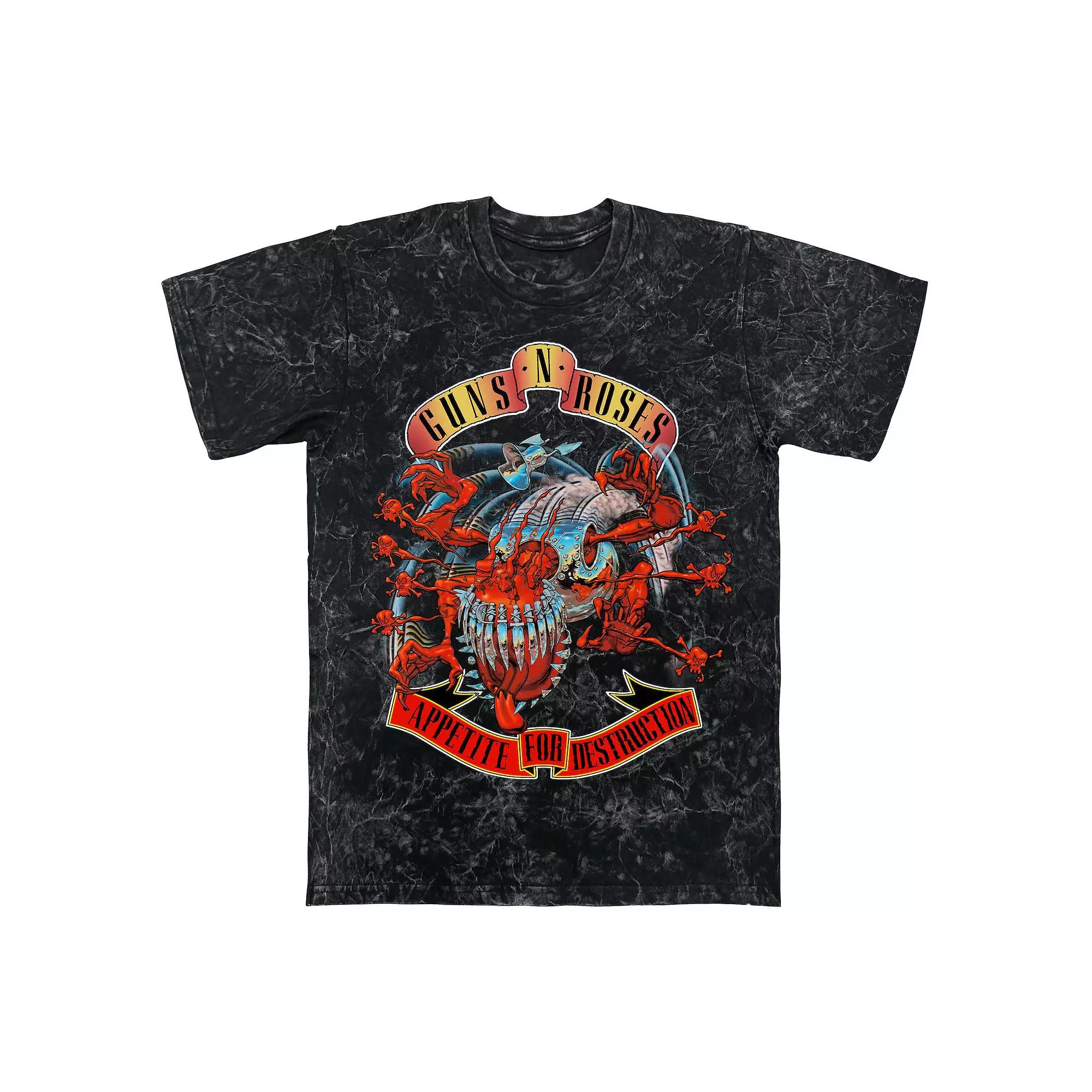 Men's Guns N' Roses Appetite For Destruction Creature Mineral Wash Graphic Tee,  Product Image