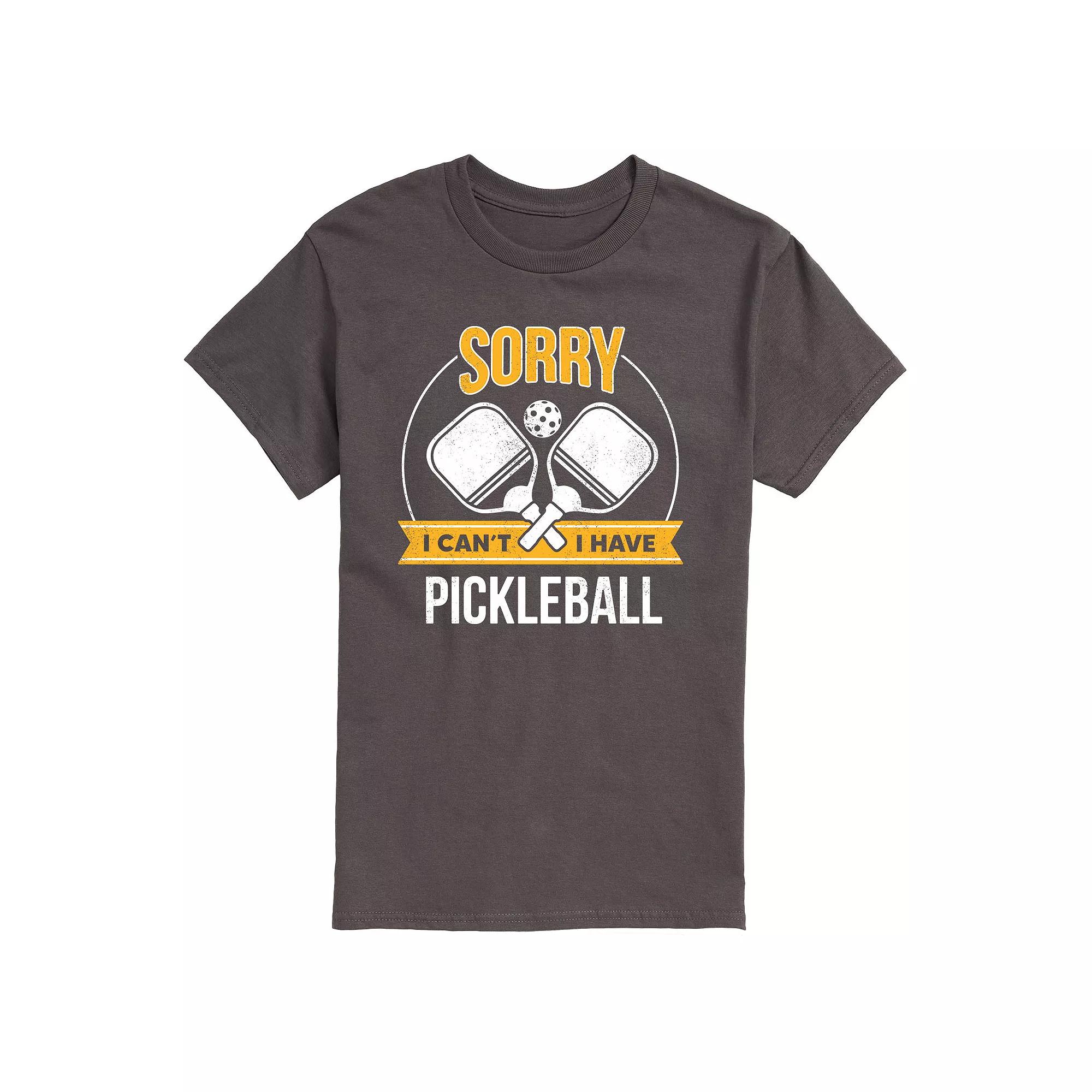 Men's Sorry Can't Pickleball Tee,  Product Image