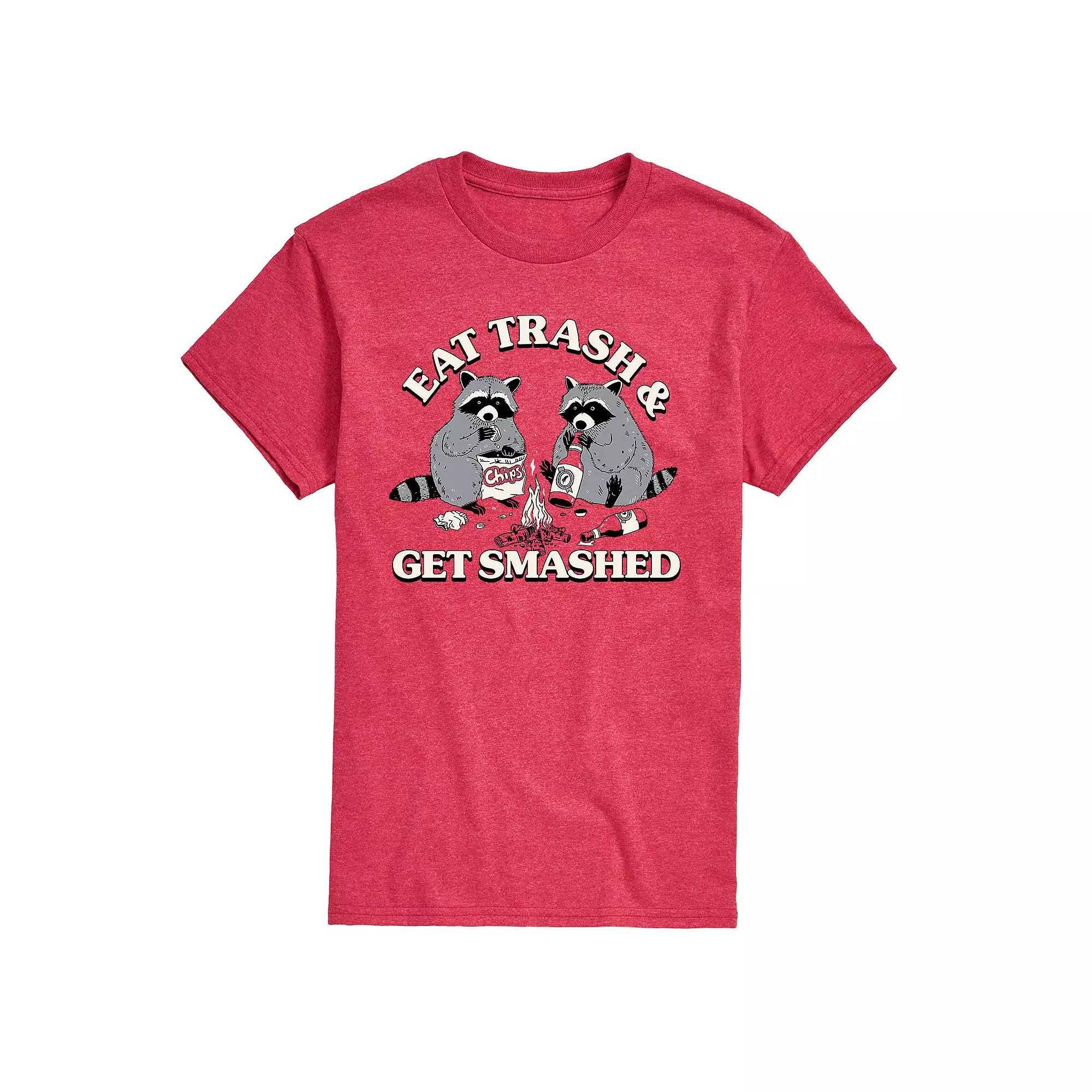 Men's "Eat Trash Get Smashed" Graphic Tee,  Product Image