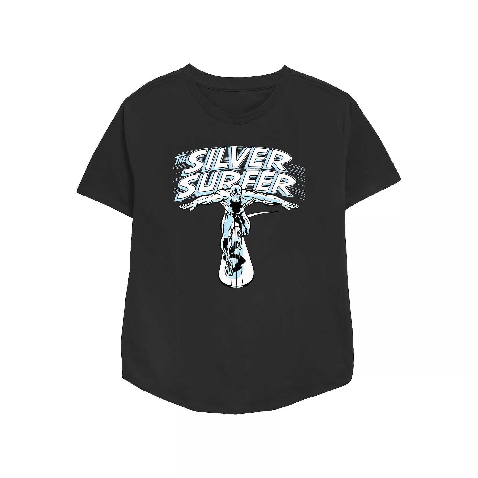Women's Marvel Fantastic Four The Silver Surfer Poster Graphic Tee,  Product Image