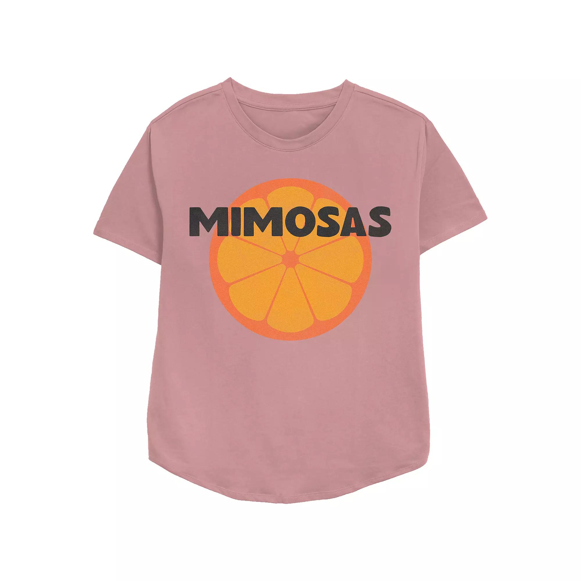 Women's Mimosas Relaxed Fit Graphic Tee,  Product Image