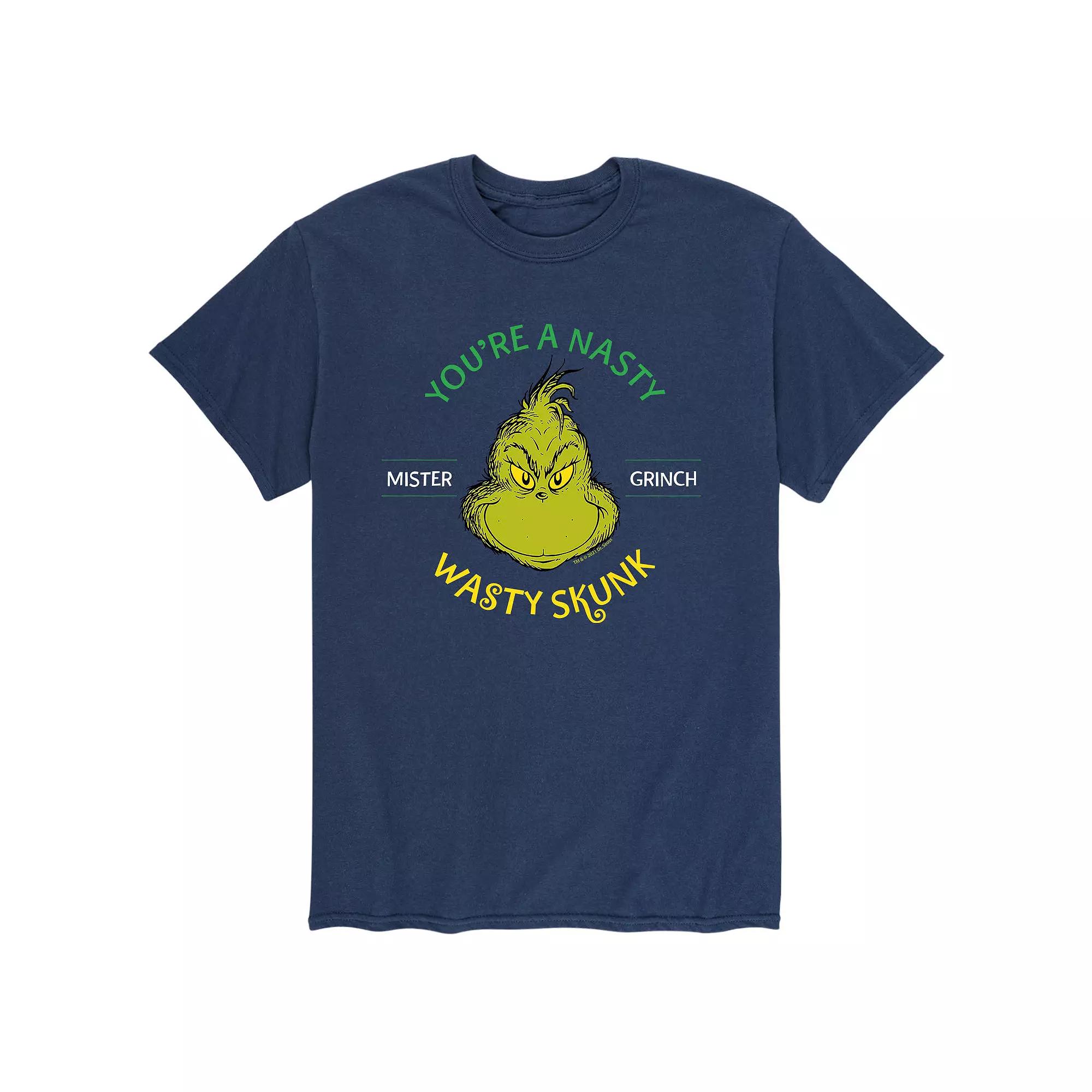 Men's Dr. Seuss The Grinch "You're A Nasty Wasty Skunk" Tee,  Product Image
