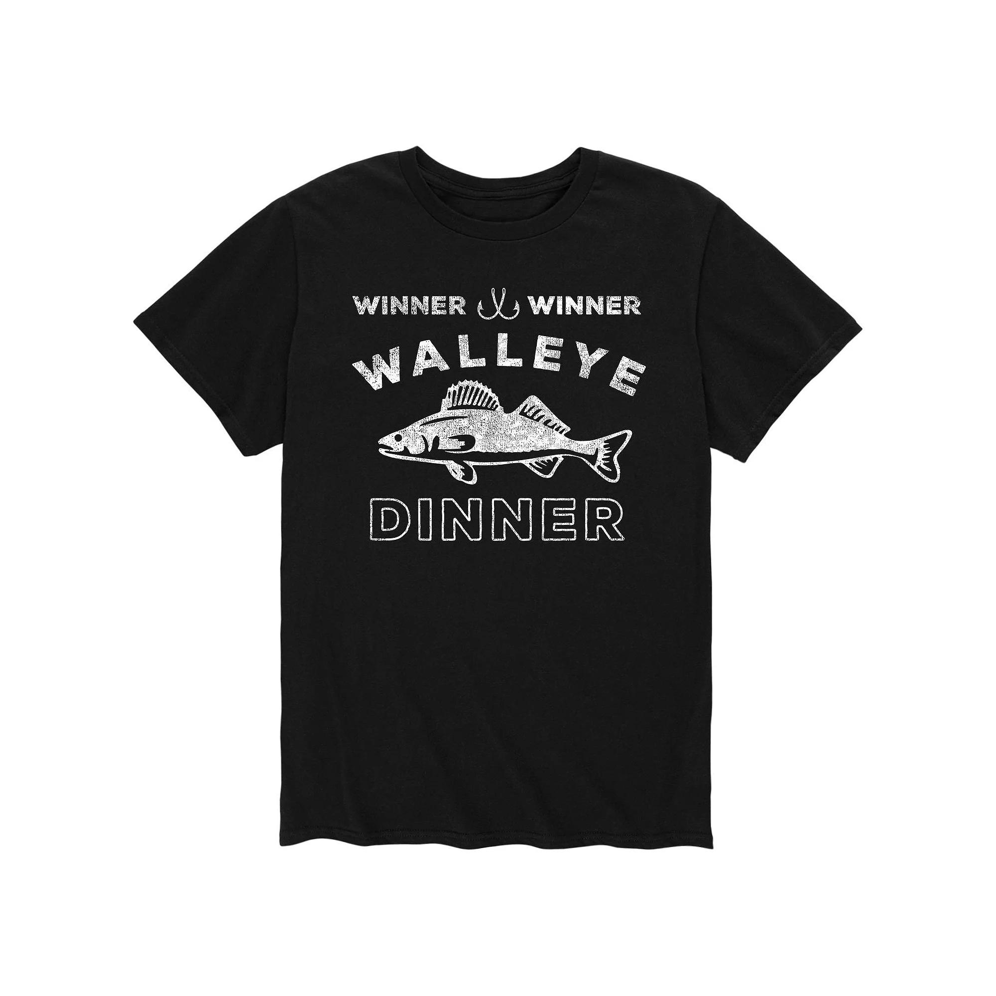Men's Winner Winner Walleye Dinner Tee,  Product Image